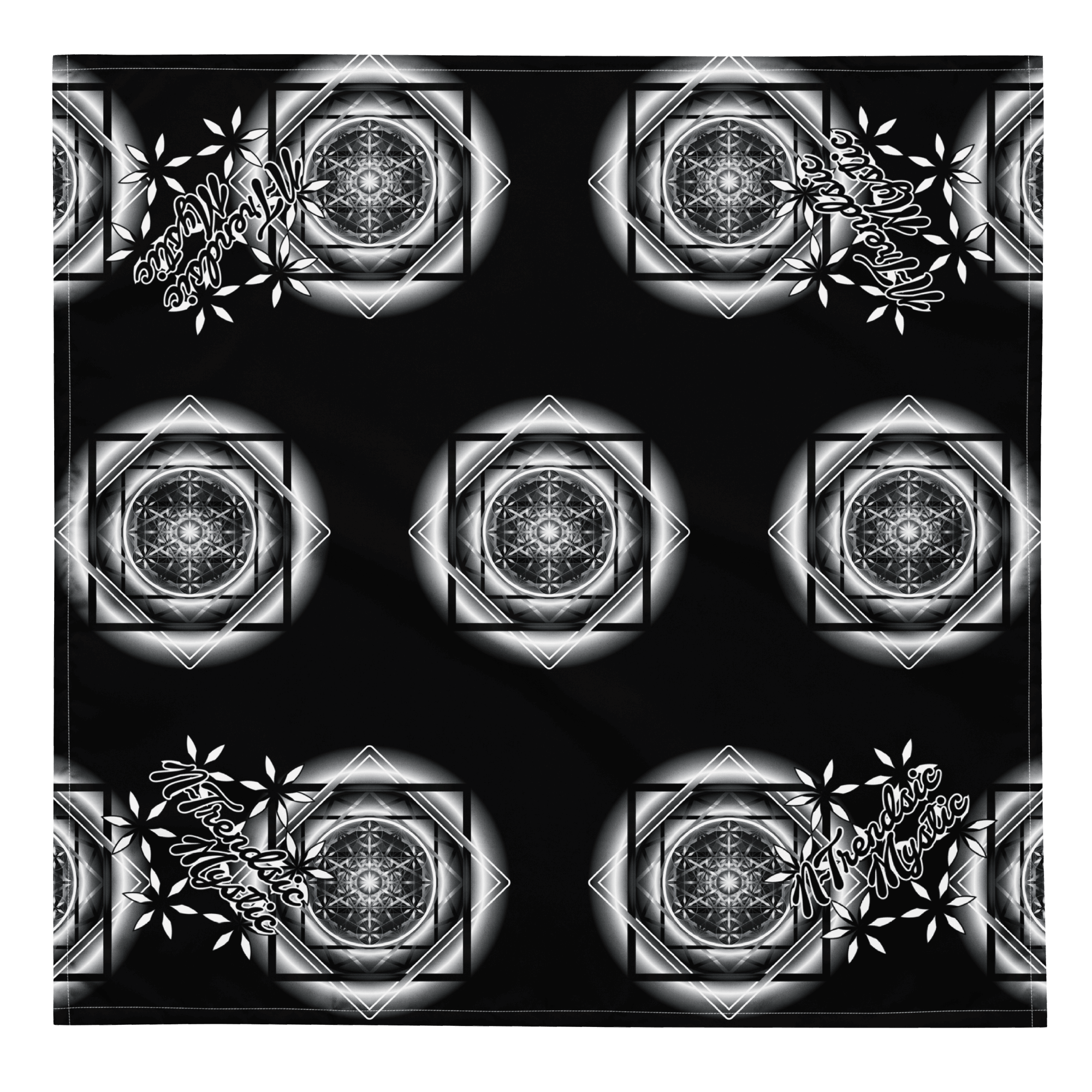 Melchizedek B&W - All-over print bandana