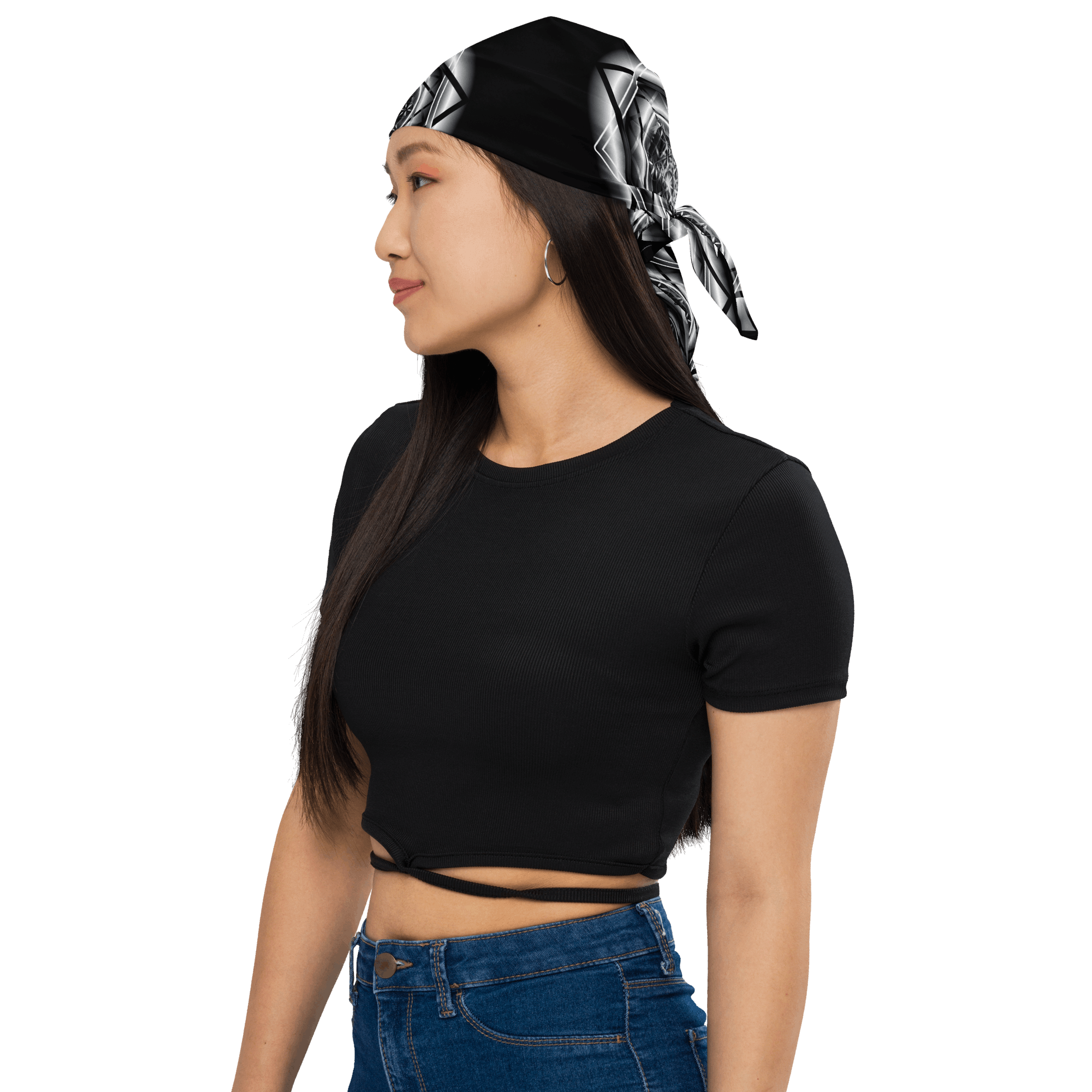 Melchizedek B&W - All-over print bandana