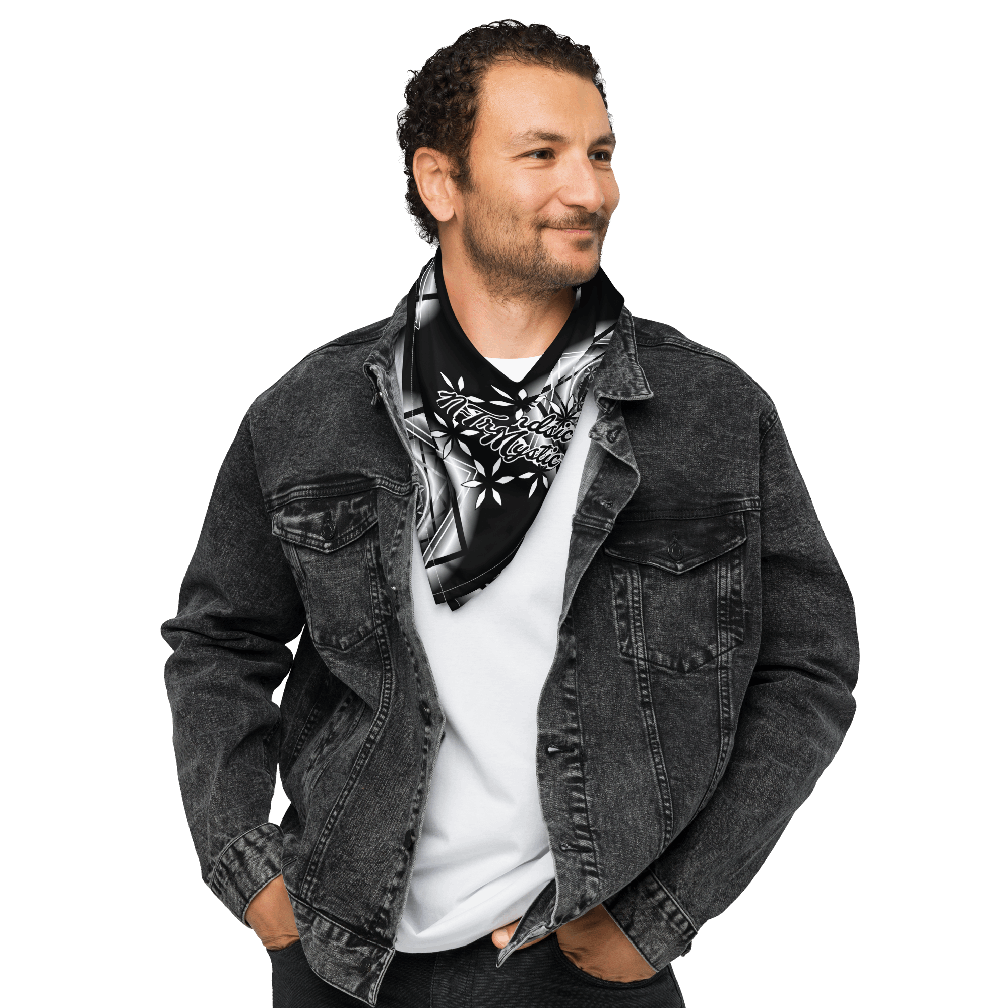 Melchizedek B&W - All-over print bandana