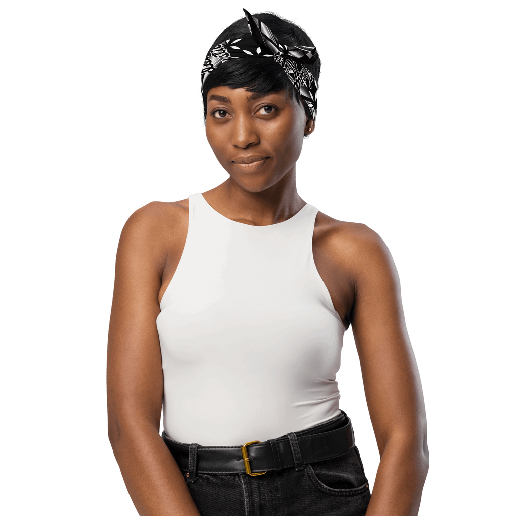 Melchizedek B&W - All-over print bandana