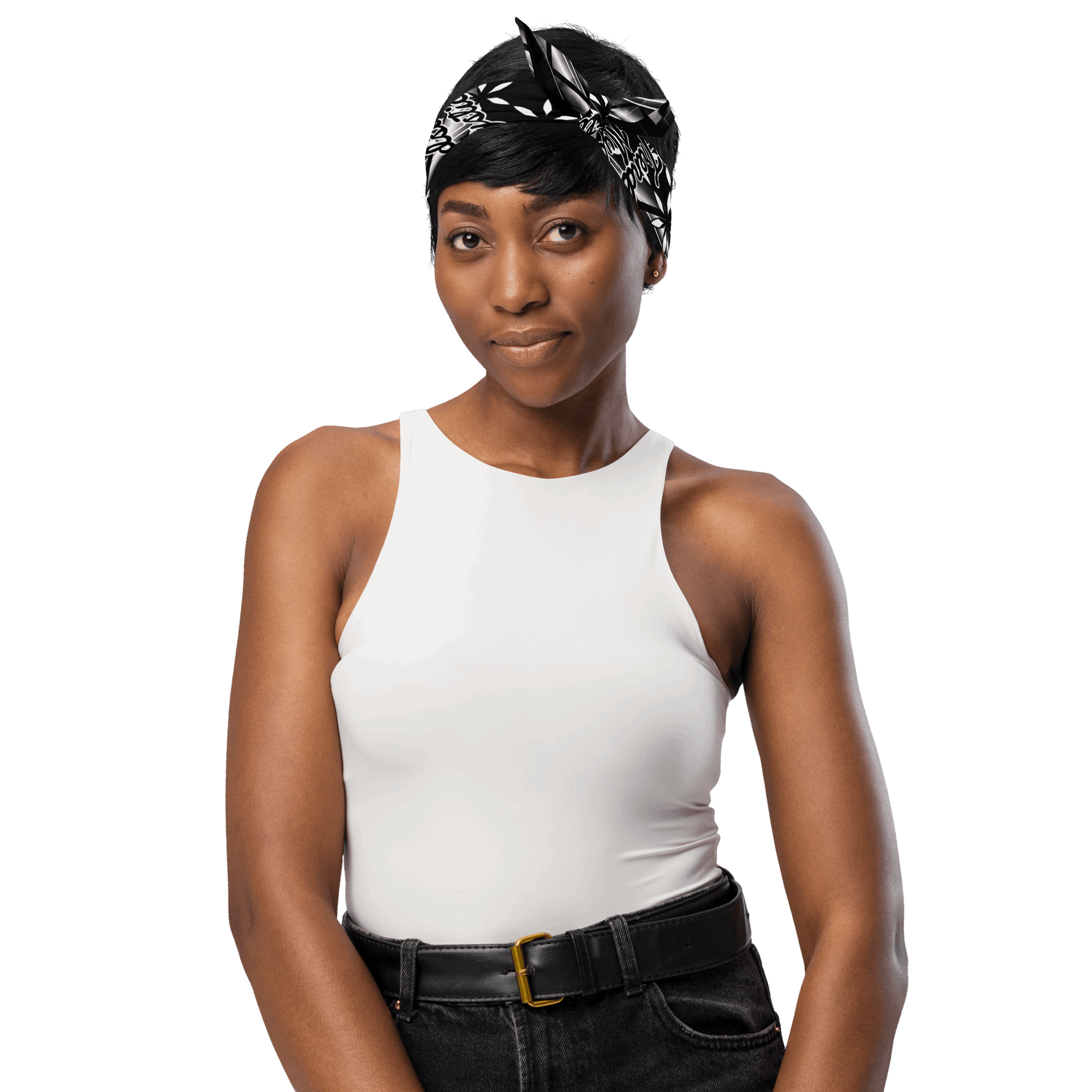 Melchizedek B&W - All-over print bandana