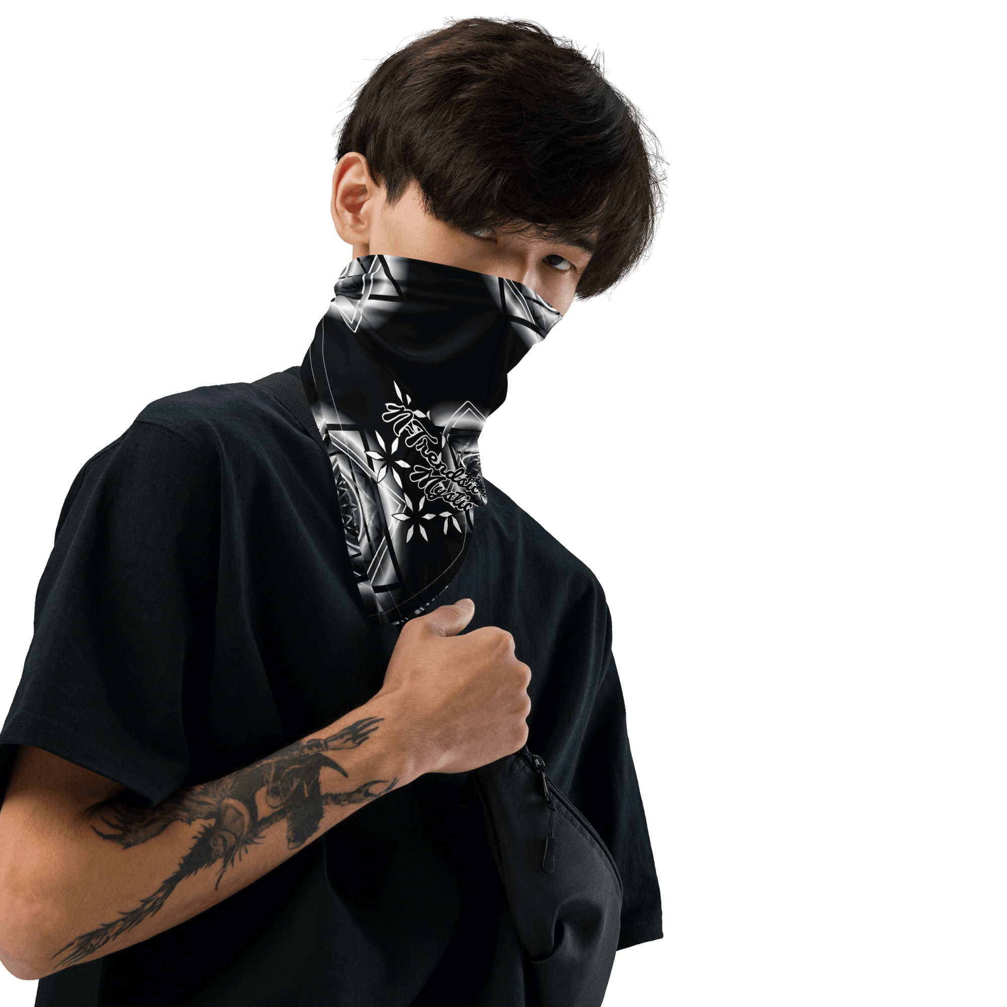 Melchizedek B&W - All-over print bandana