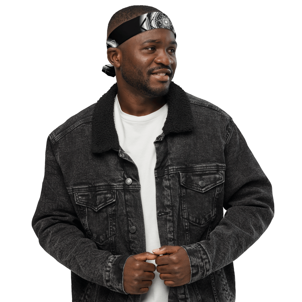 Melchizedek B&W - All-over print bandana