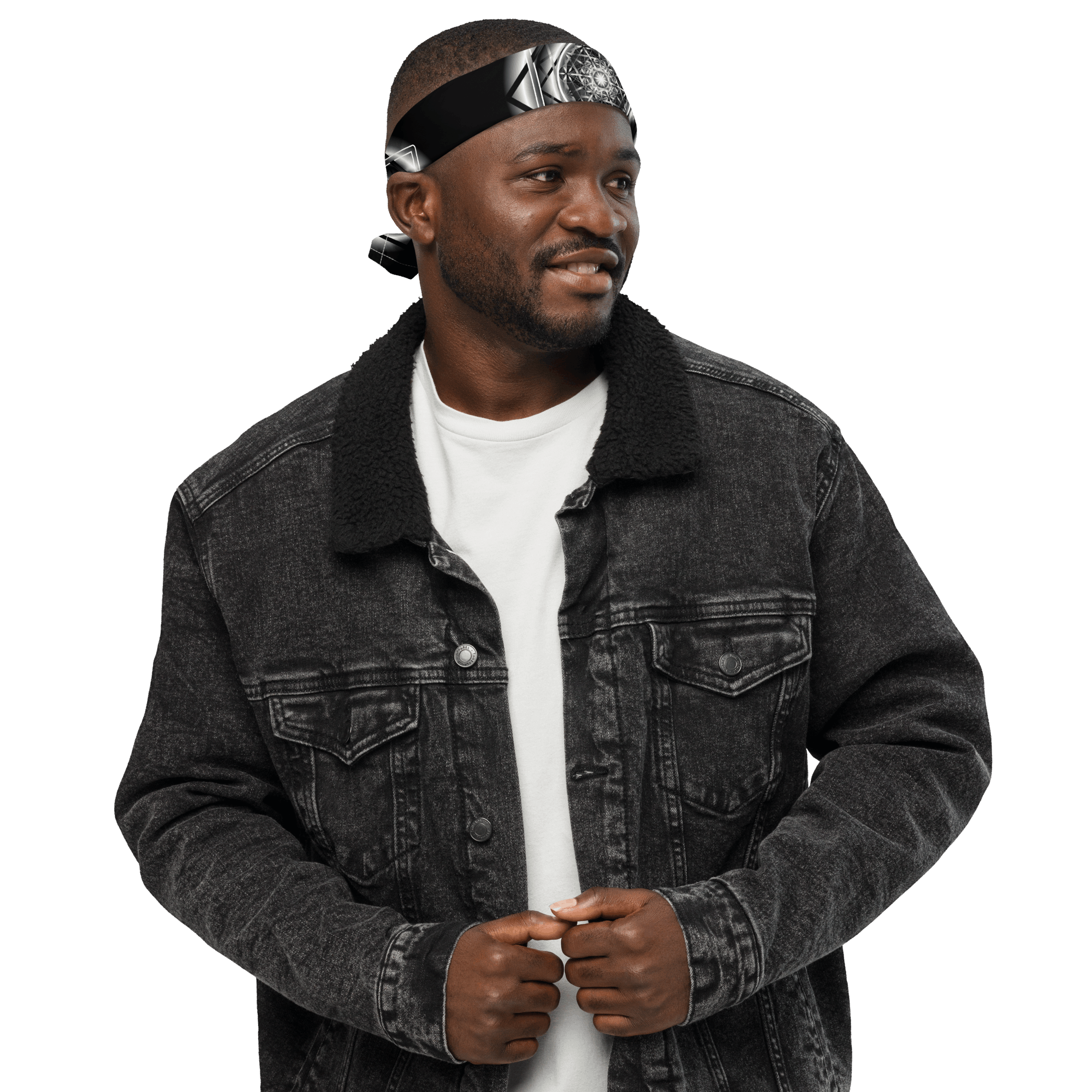 Melchizedek B&W - All-over print bandana