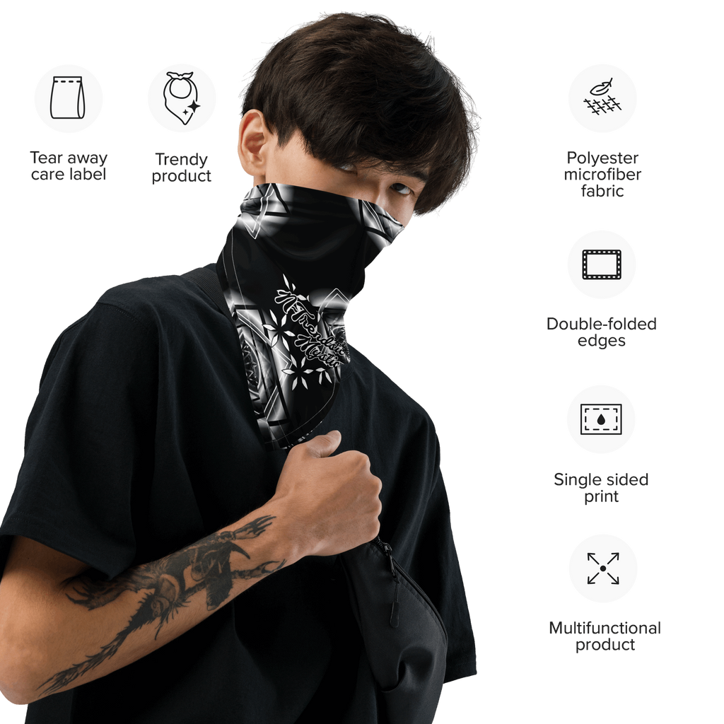 Melchizedek B&W - All-over print bandana
