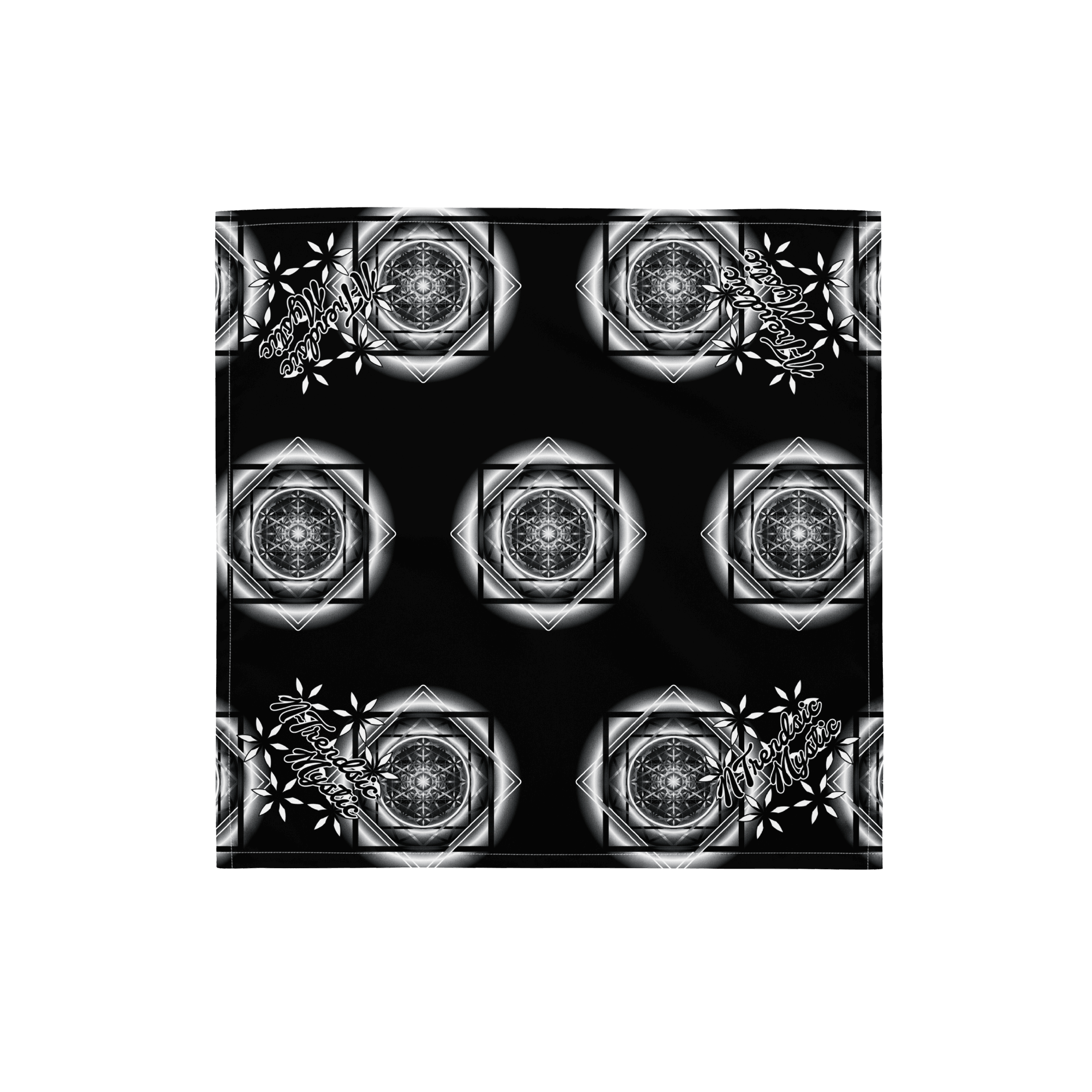 Melchizedek B&W - All-over print bandana