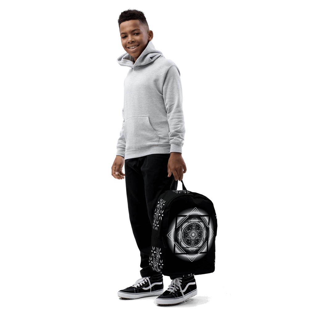 Melchizedek B&W - Minimalist Backpack