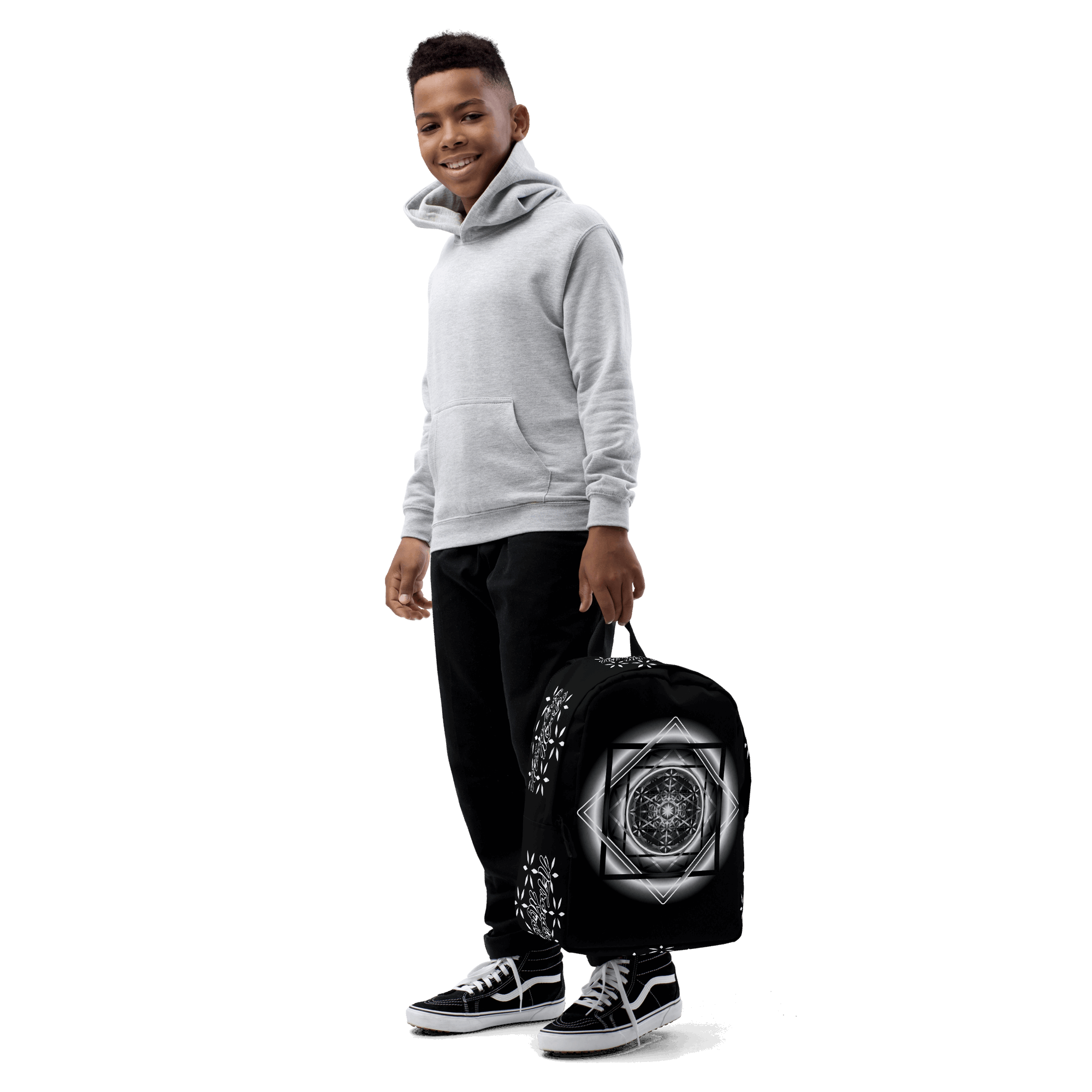 Melchizedek B&W - Minimalist Backpack