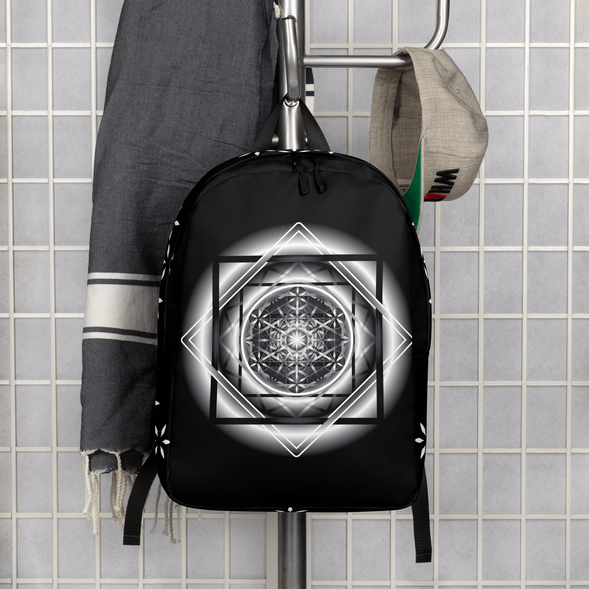 Melchizedek B&W - Minimalist Backpack