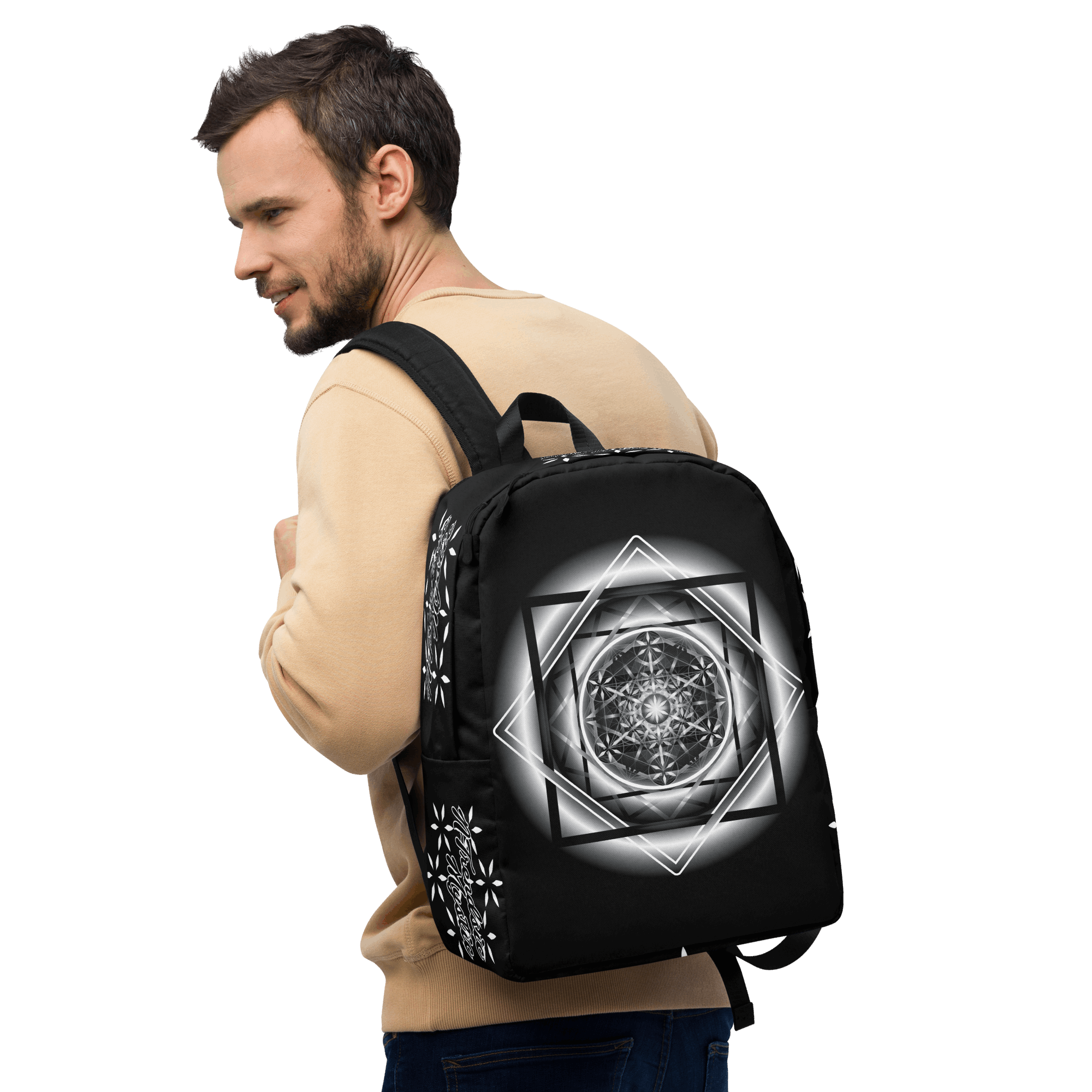 Melchizedek B&W - Minimalist Backpack