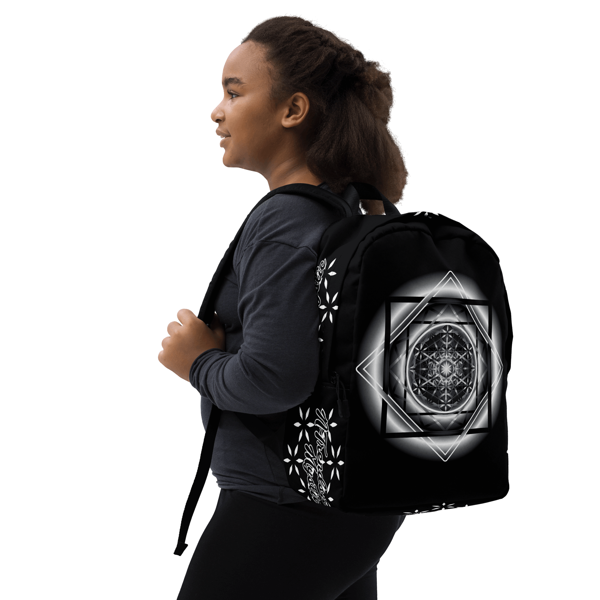 Melchizedek B&W - Minimalist Backpack