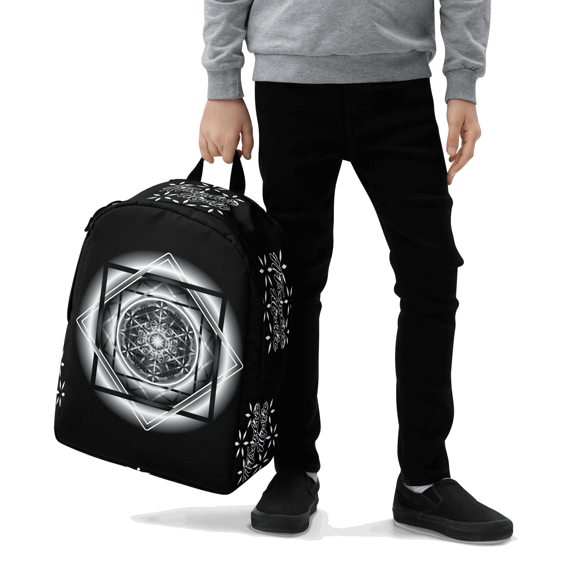 Melchizedek B&W - Minimalist Backpack