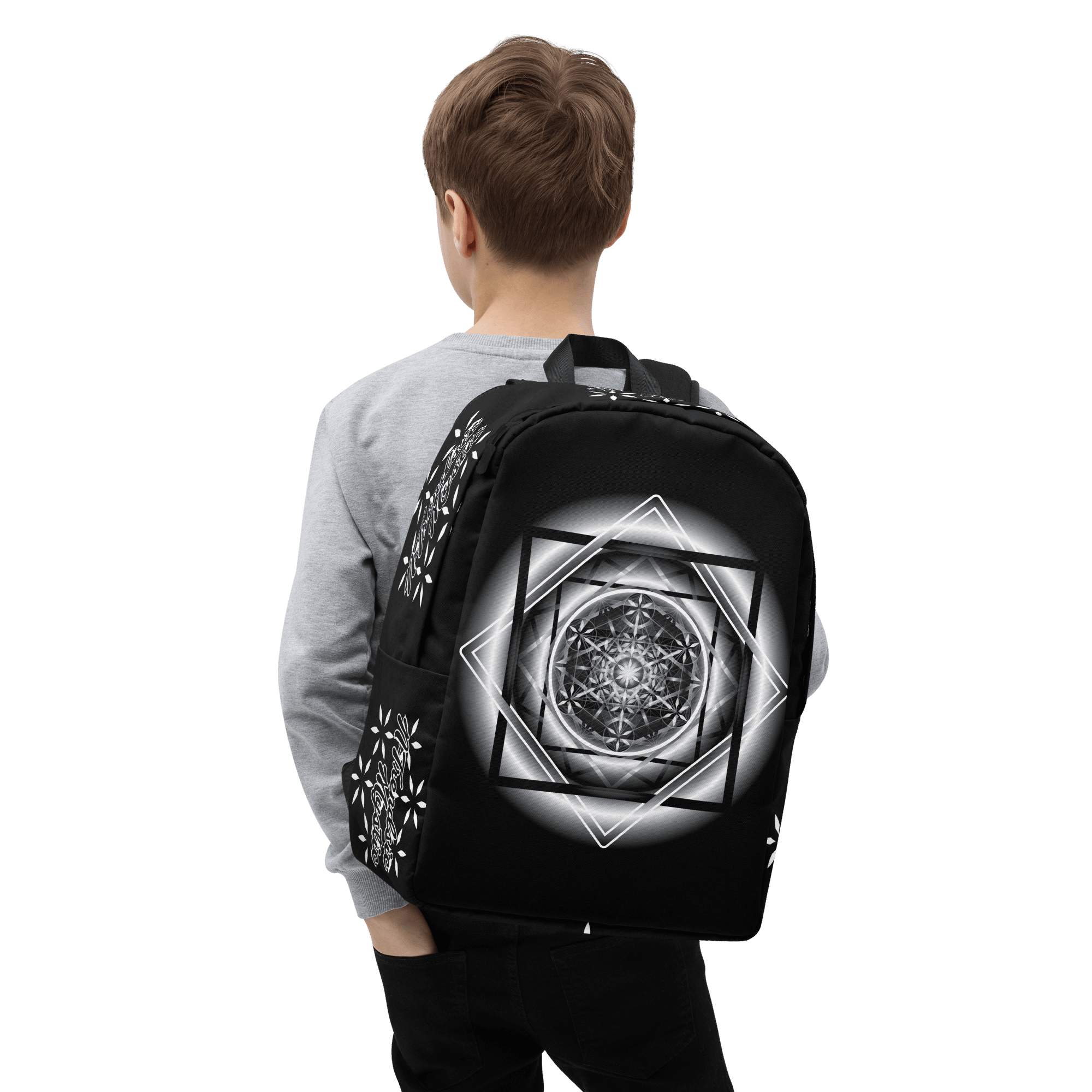 Melchizedek B&W - Minimalist Backpack