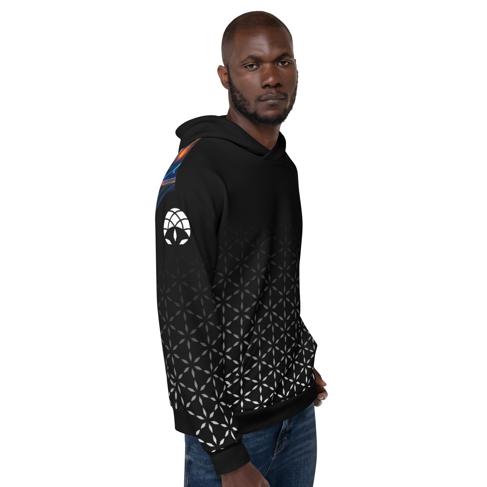 Mystic Wings | Golden Heart Flight Unisex Hoodie