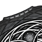 Black and white geometric t-shirt design