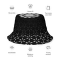 Heady Mystic reversible bucket hat — mystic sigil pattern (front/side)