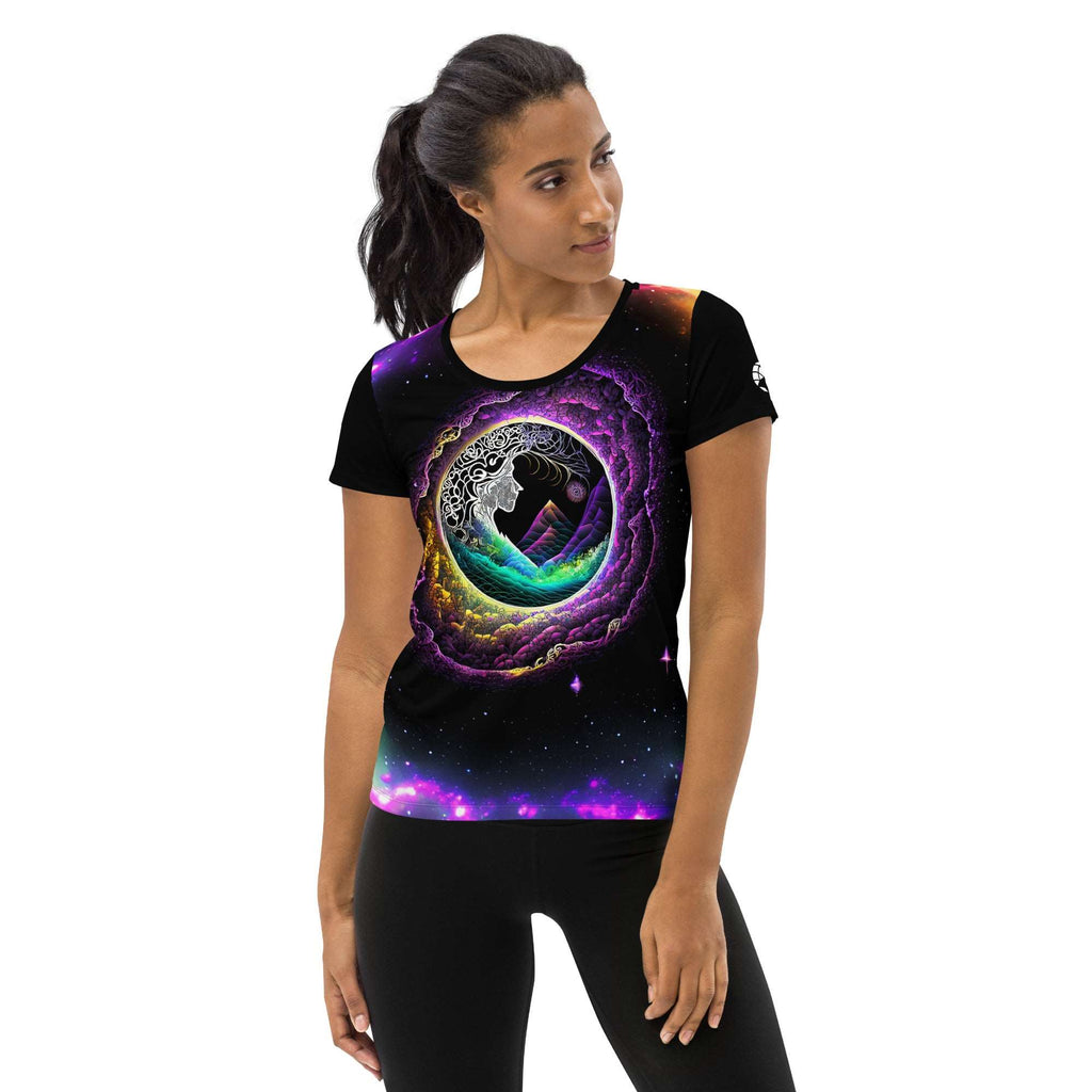 Boundless Mystic - All-Over Print Women's Athletic T-shirt