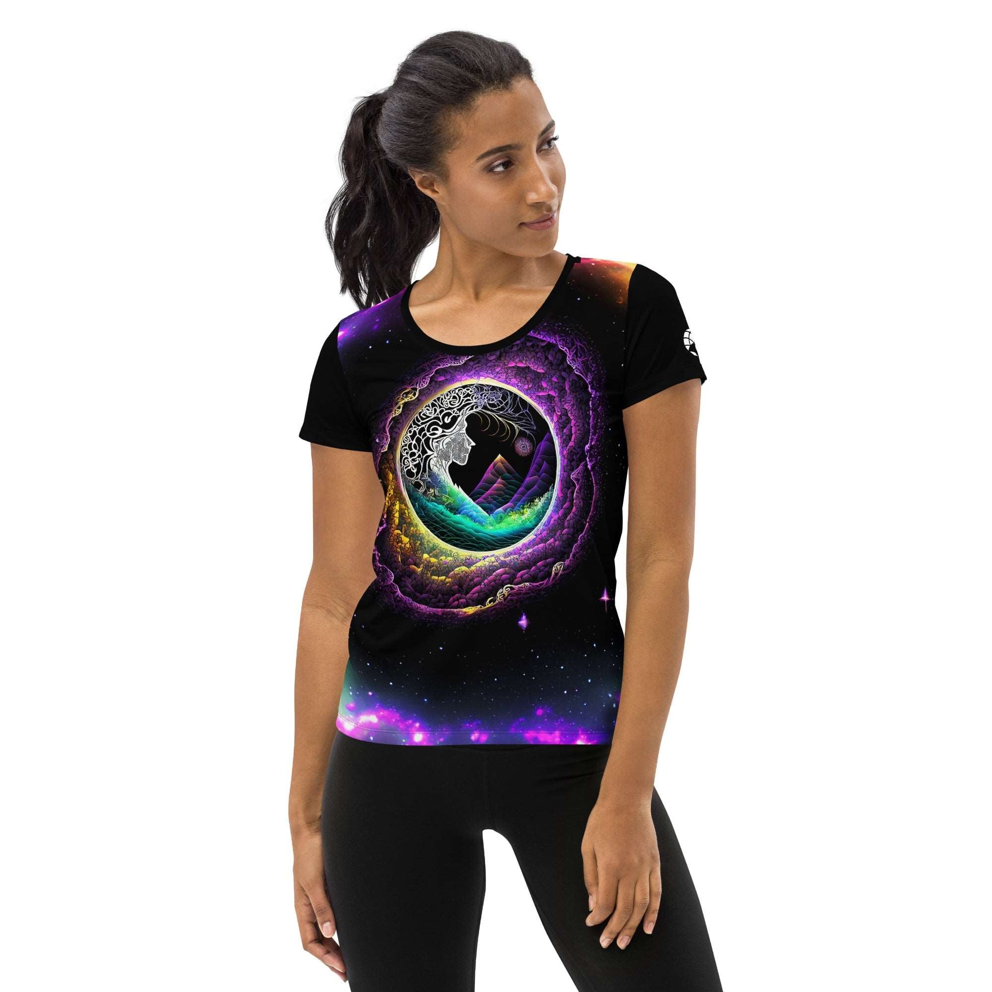 Boundless Mystic - All-Over Print Women's Athletic T-shirt