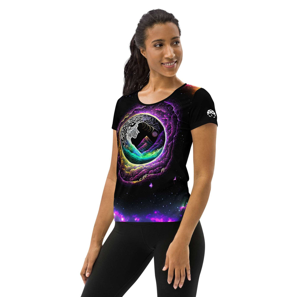 Boundless Mystic - All-Over Print Women's Athletic T-shirt