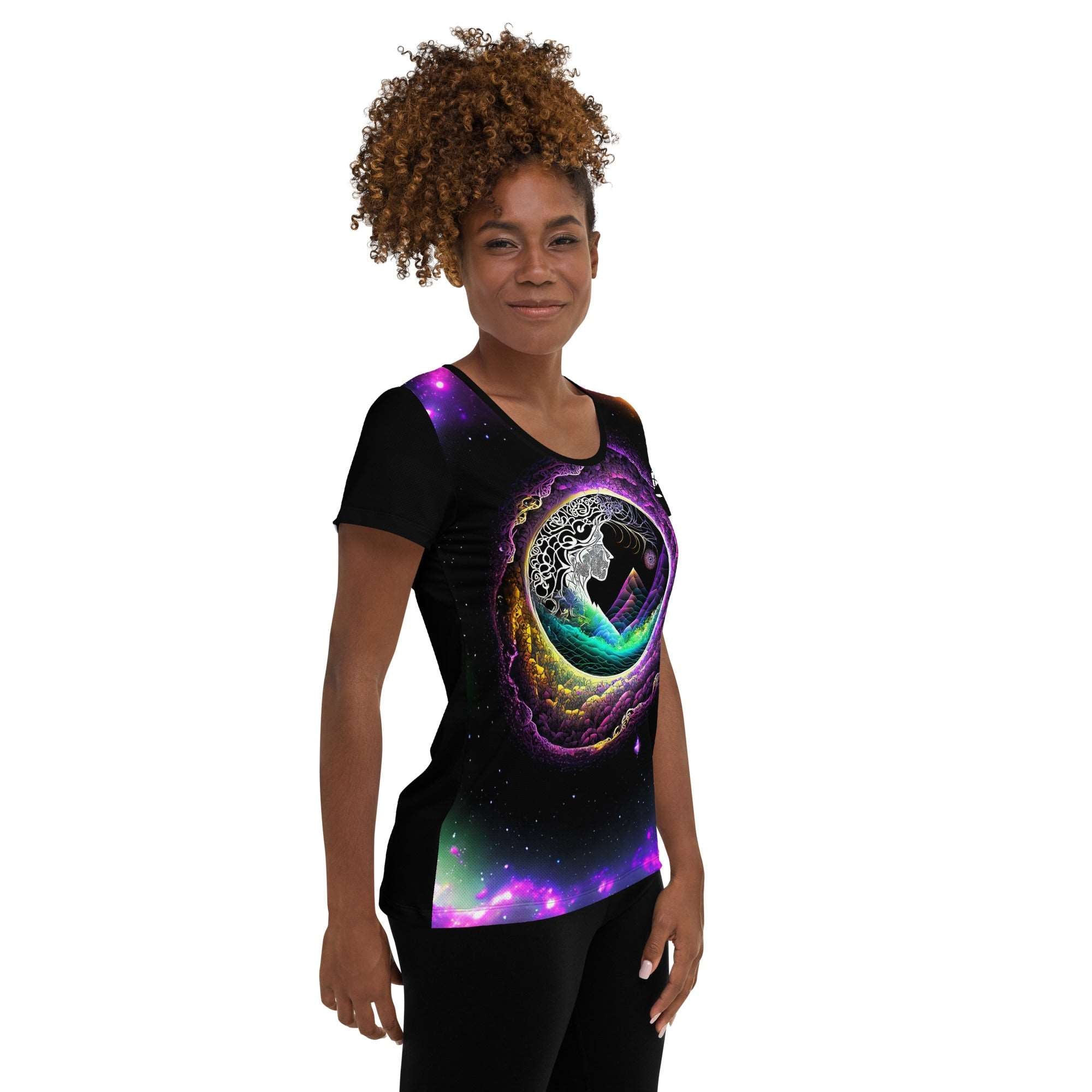 Boundless Mystic - All-Over Print Women's Athletic T-shirt