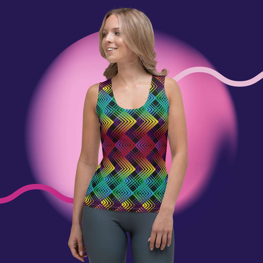 Chakra Zig Zags - Sublimation Cut & Sew Tank Top