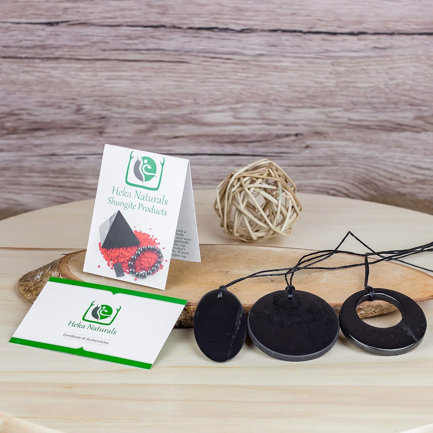 Shungite Crystal Necklace Set – Handcrafted Chakra Pendants for Energy Alignment & Style