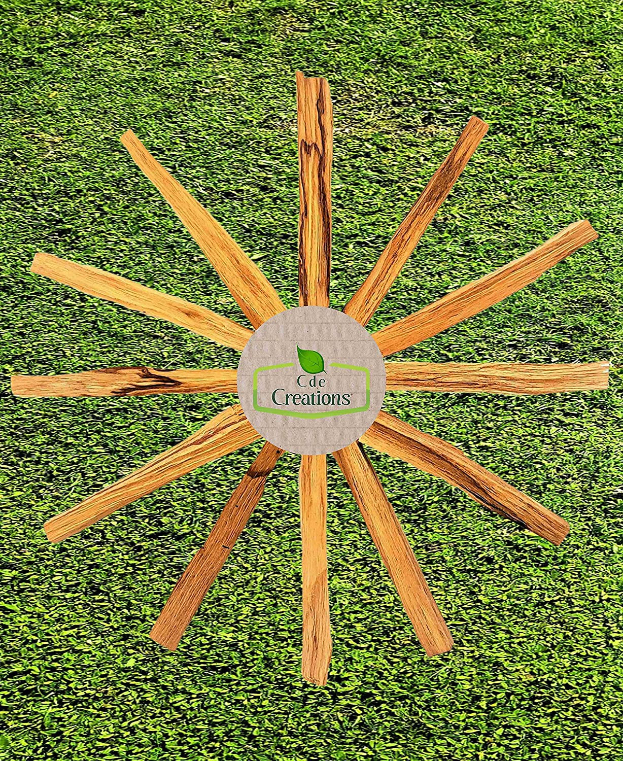 Palo Santo Smudging Bulk Lot Sticks, High Resin Palo Santo, Holy Wood. Premium Certified Authentic, Wild Harvested Incense Stick for Purifying, Cleansing, Healing (5 Sticks)