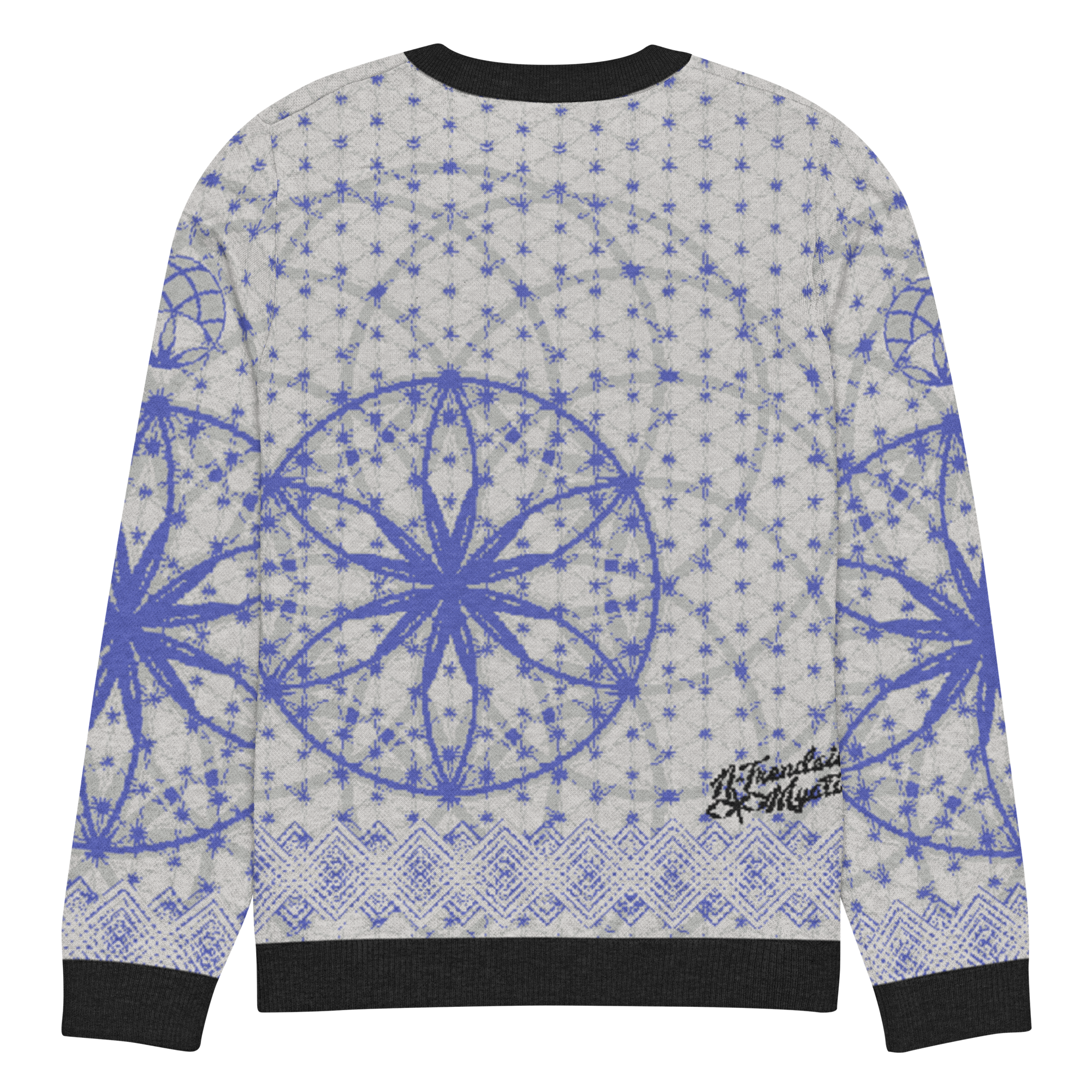 Blue Prima Mystica - Knitted Crew Neck Sweater
