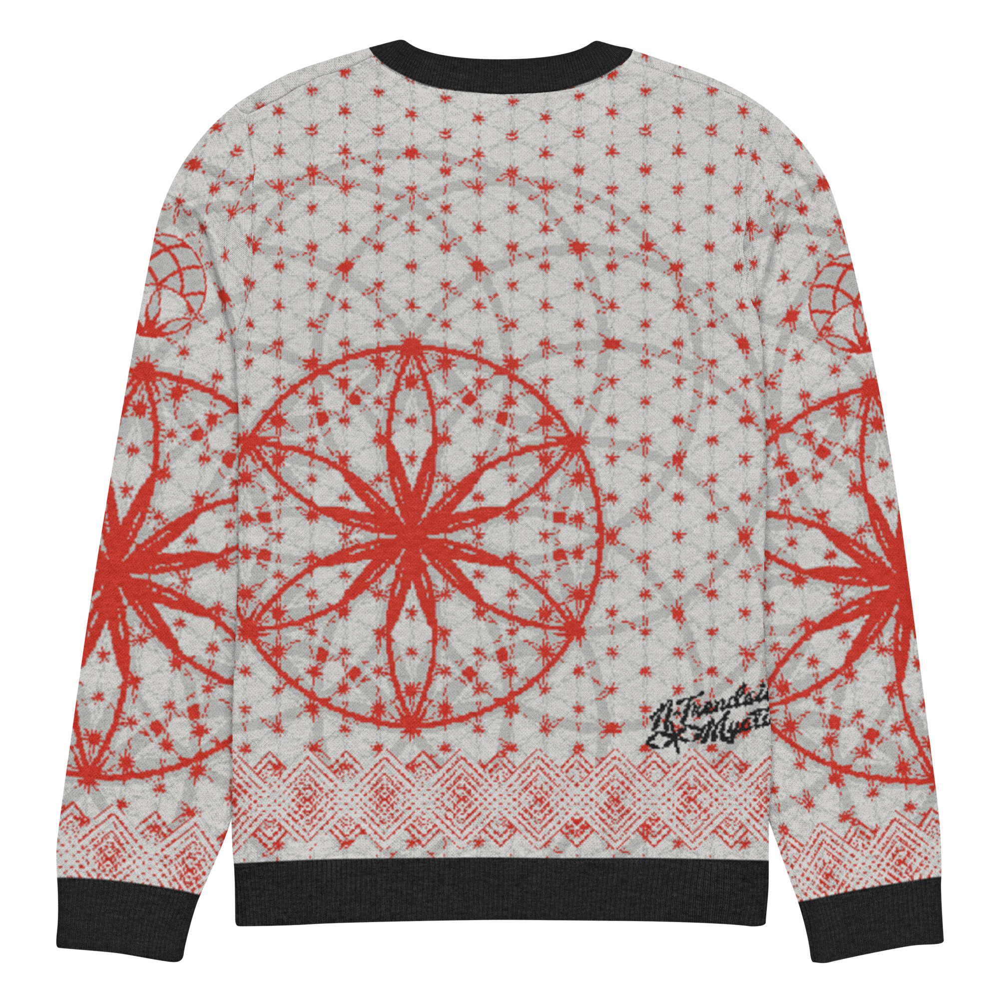 Red Prima Mystica - Knitted Crew Neck Sweater