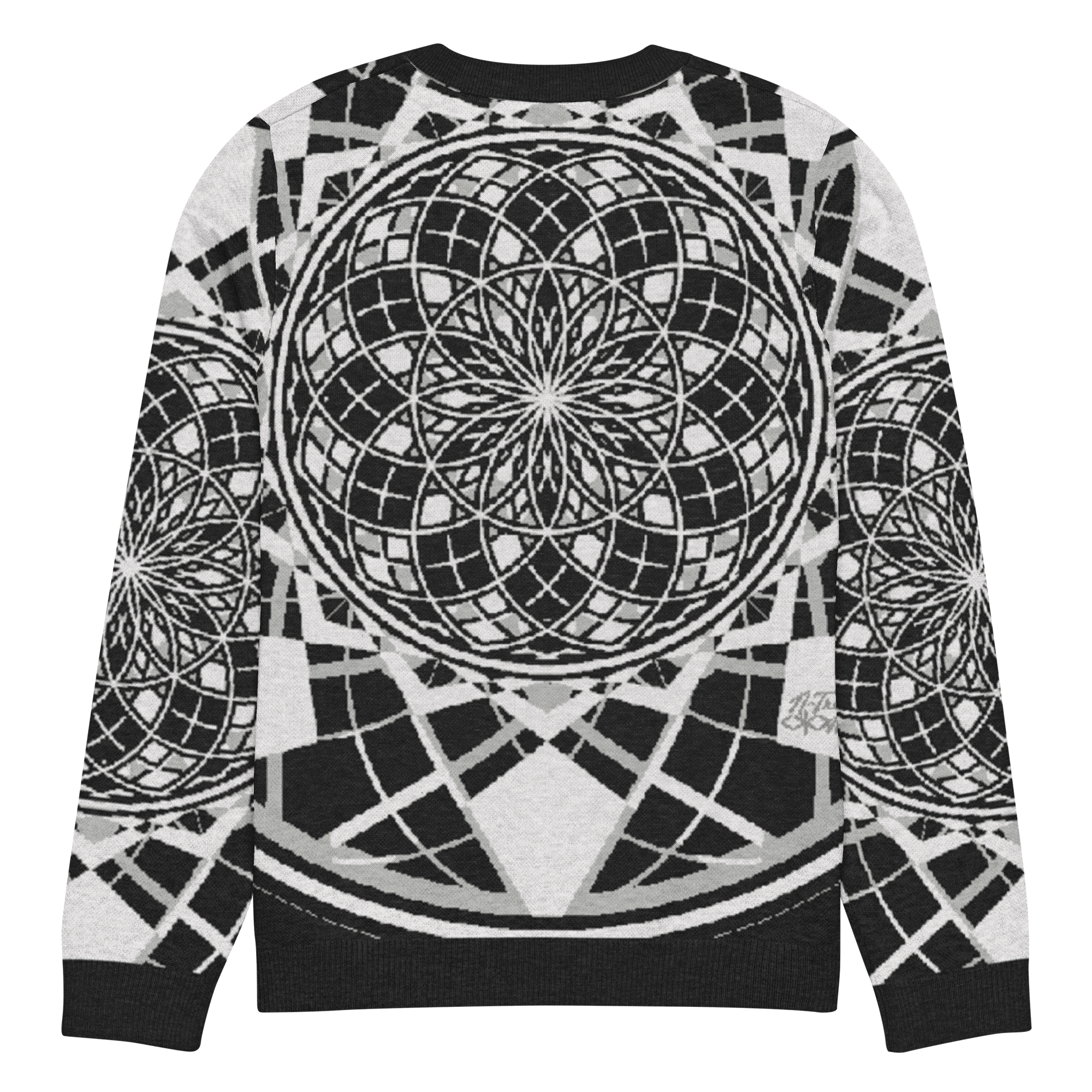 Mystic Metamorphic Night | Knitted Crew Neck Sweater
