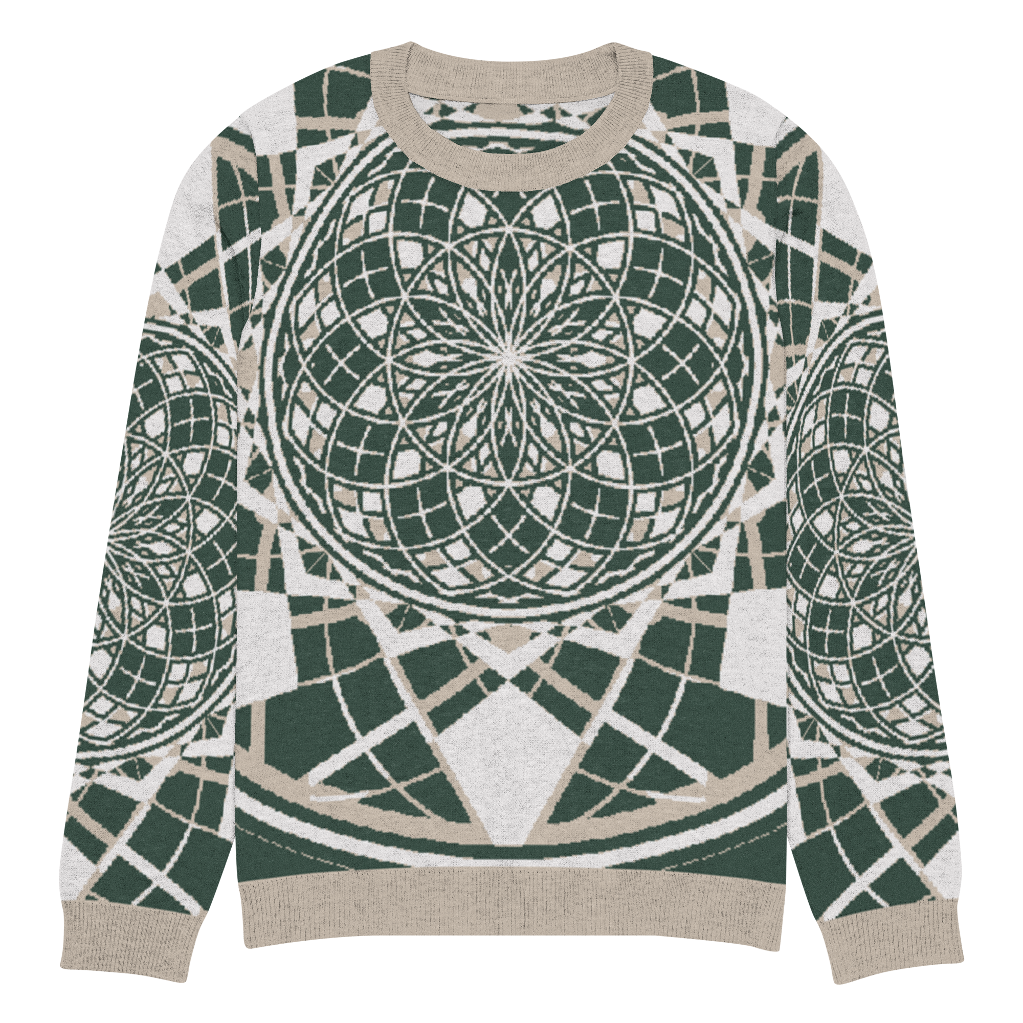 Mystic Metamorphic EarthTone | Knitted Crew Neck Sweater