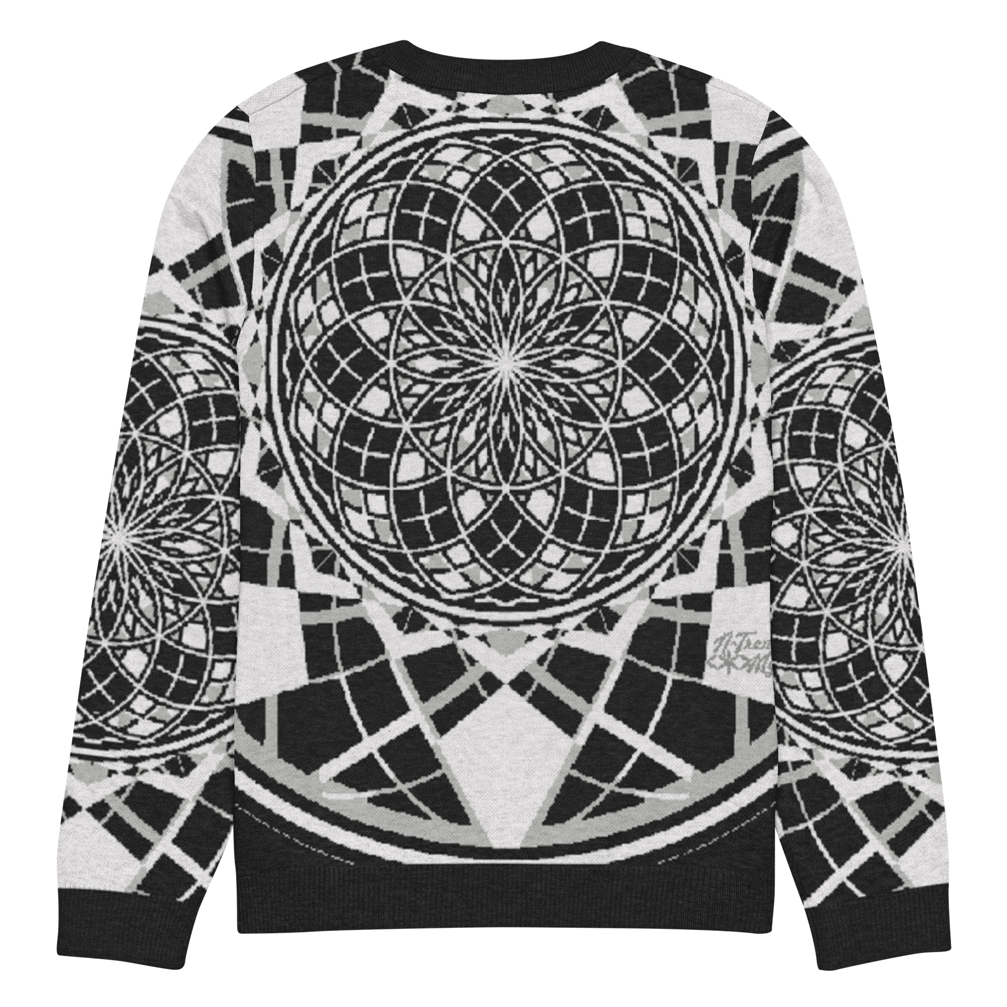Mystic Metamorphic Night | Knitted Crew Neck Sweater