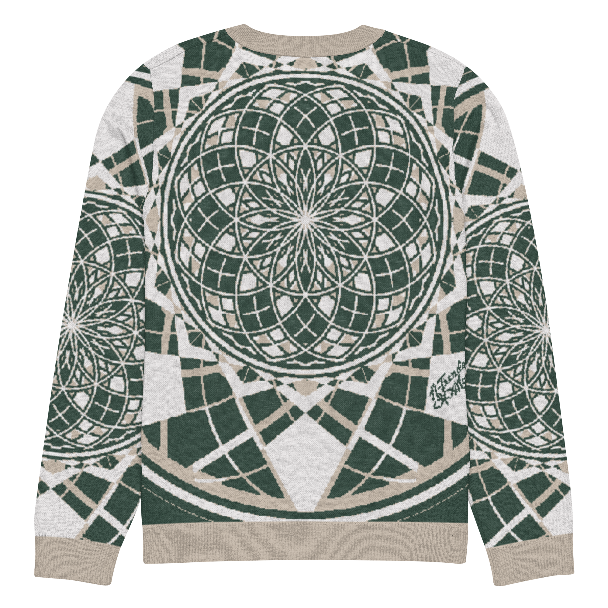 Mystic Metamorphic EarthTone | Knitted Crew Neck Sweater