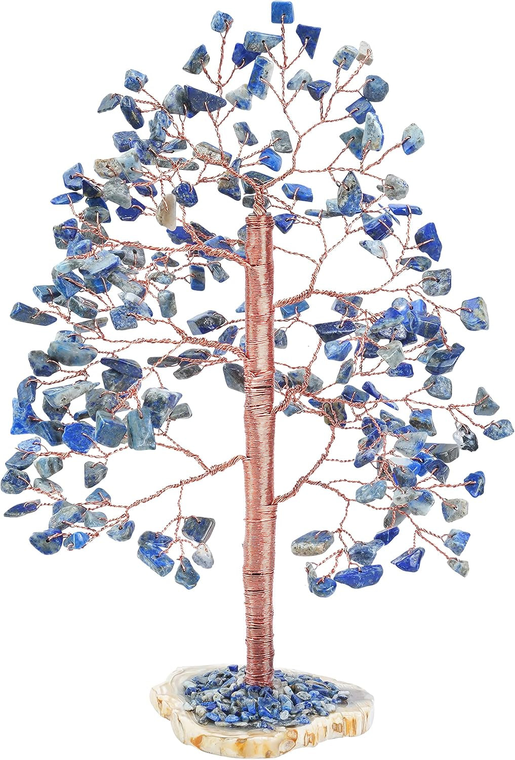 7 Chakra Tree of Life - Crystal Tree for Positive - Gemstone Tree - Seven Chakra Tree Spiritual Wisdom Feng Shui Tree Decor - Handmade - Healing Tree - Attract Good Luck & Charm Gift