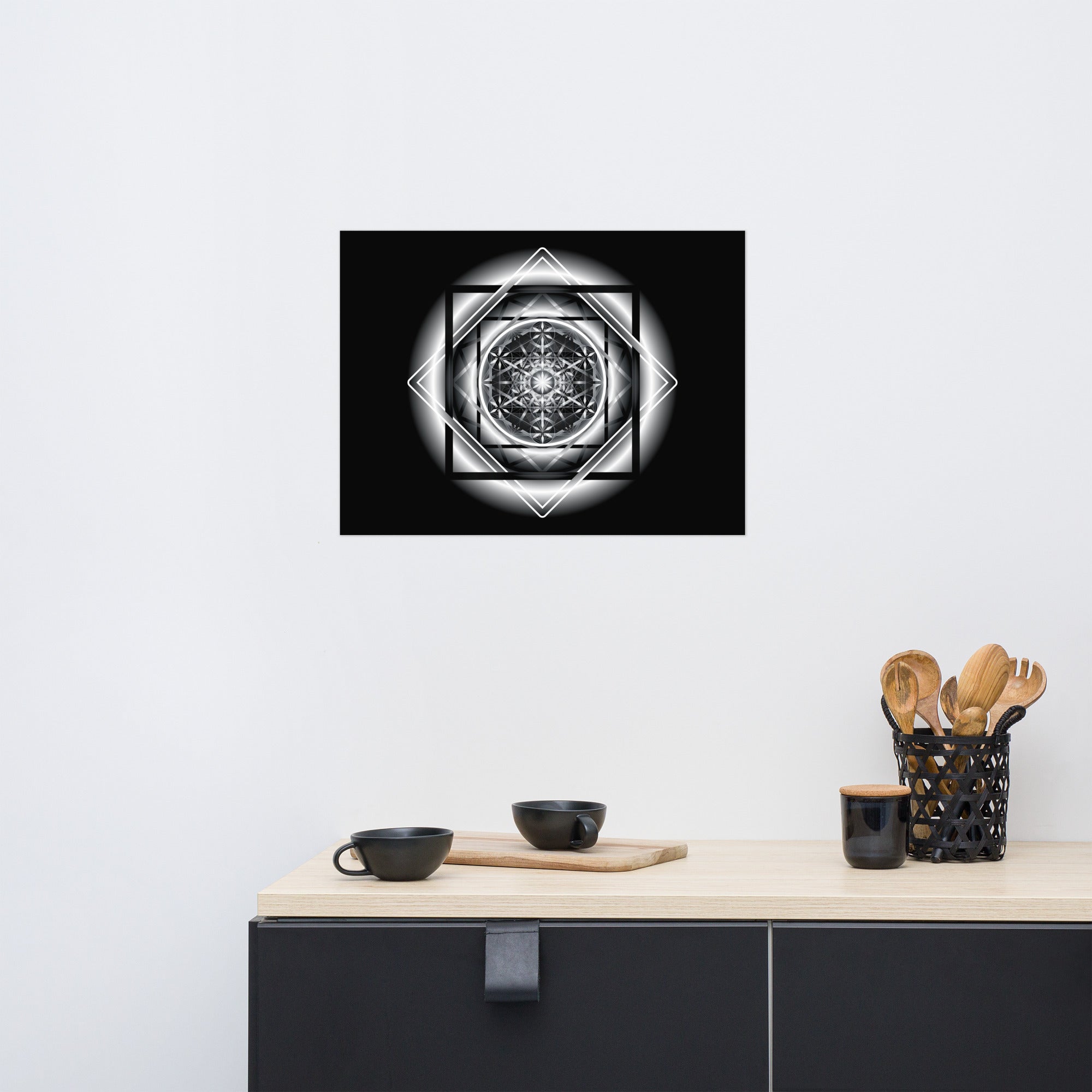 Melchizedek | Black & White Poster