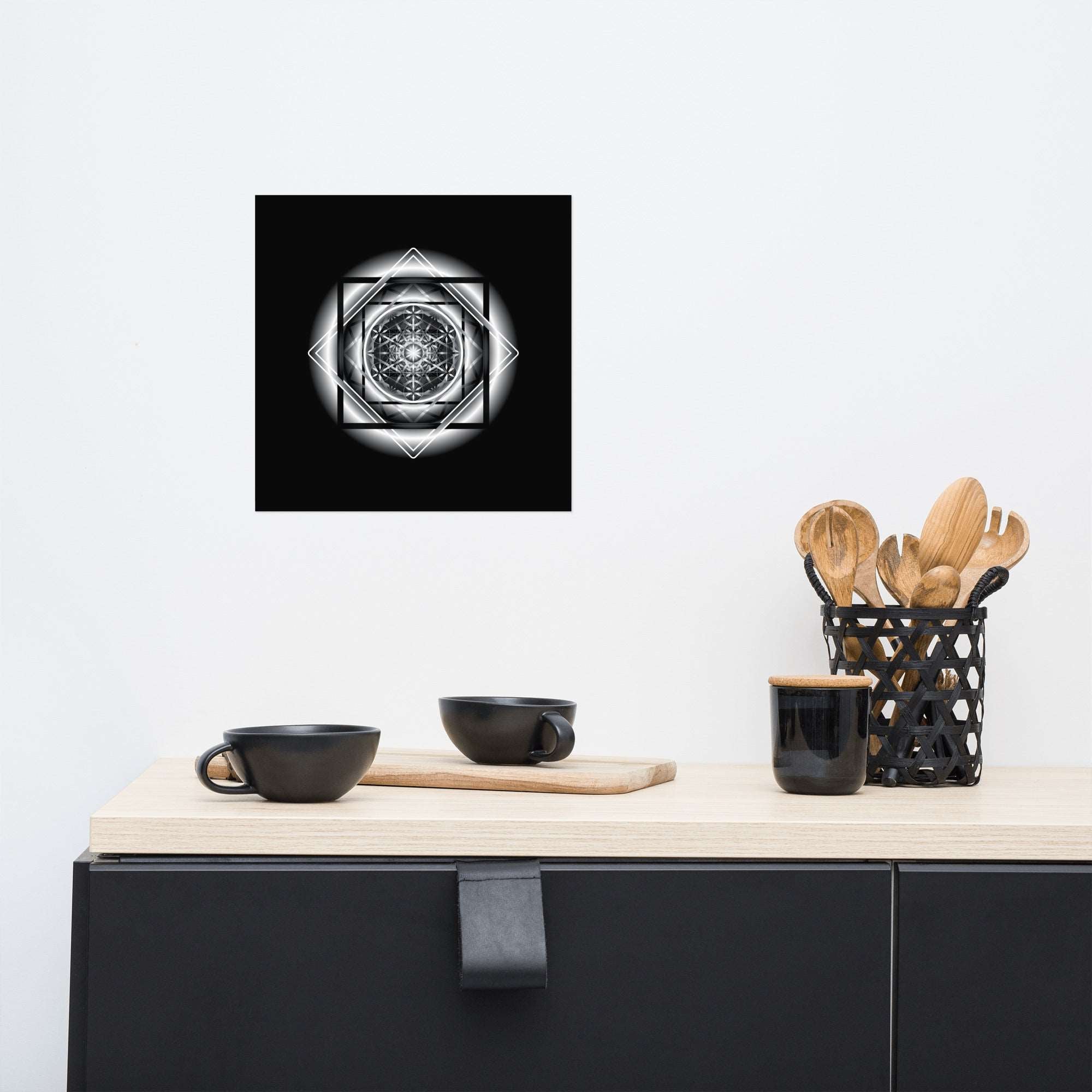 Melchizedek B&W - Poster