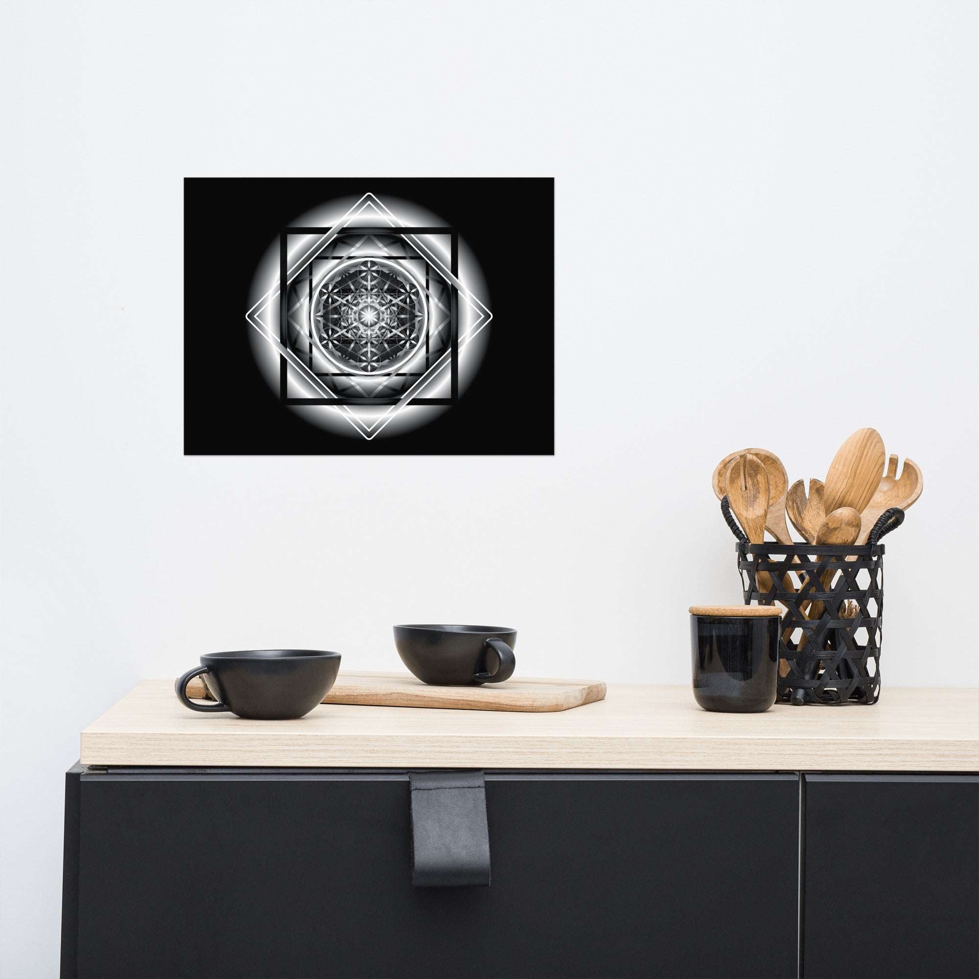 Melchizedek B&W - Poster