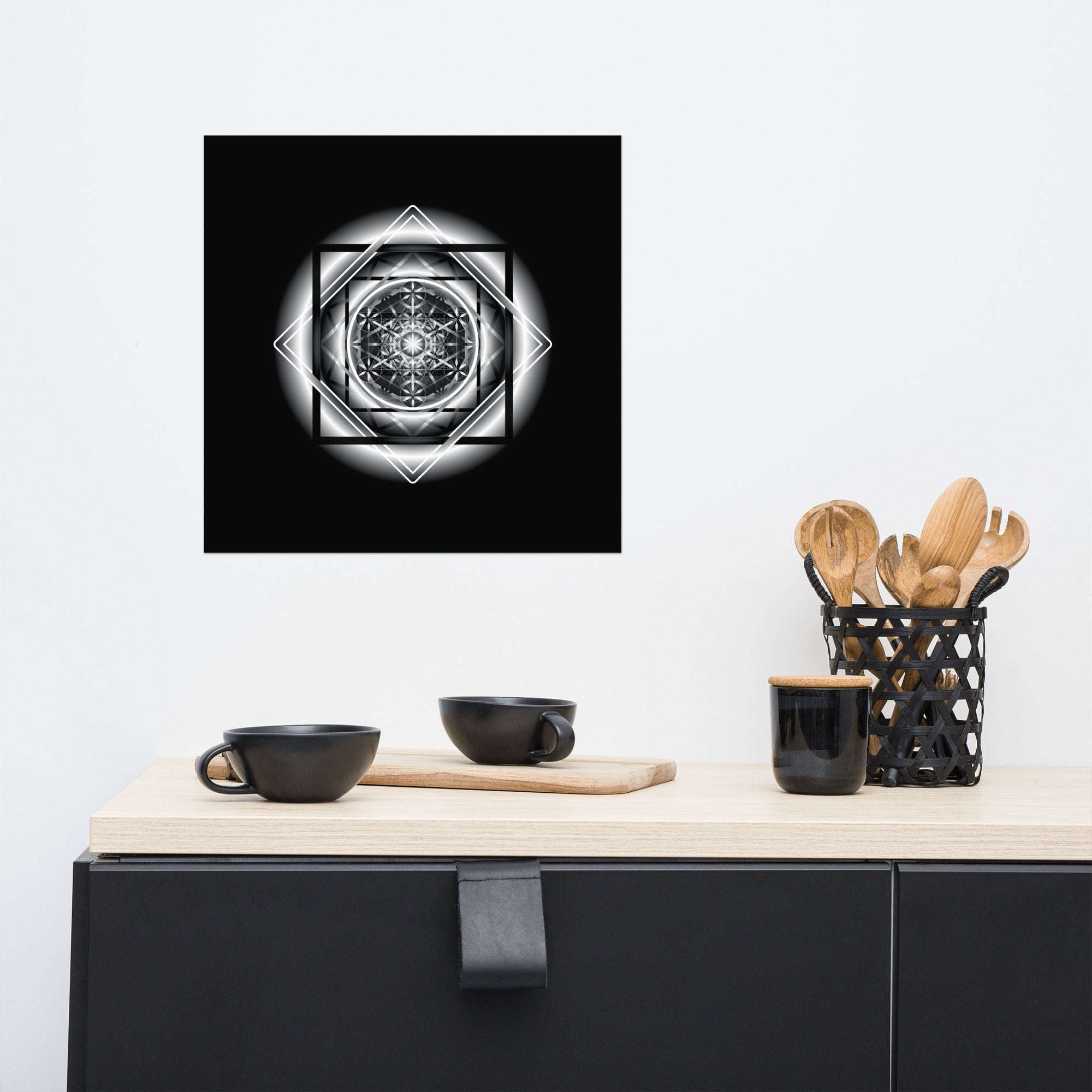 Melchizedek B&W - Poster