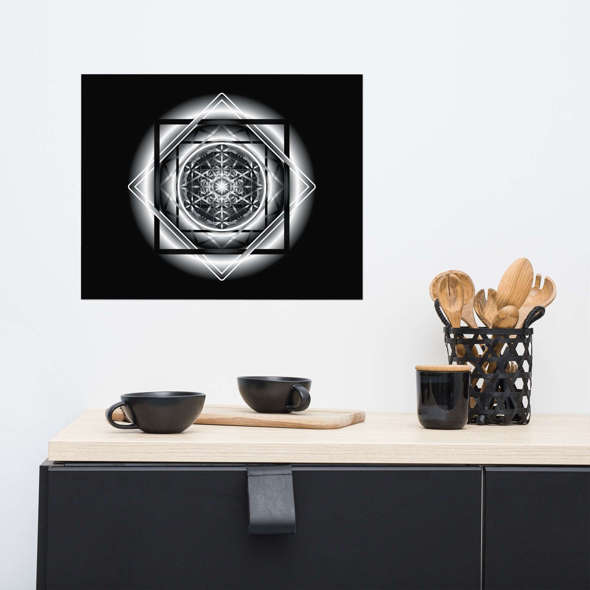 Melchizedek B&W - Poster