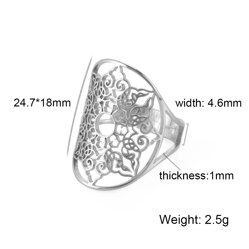 Sacred Geometry Ring –  Flower of Life | Metatron’s Cube | and More