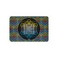 SATOR Square sherpa blanket shown flat, highlighting the central palindrome and layered geometric artwork.