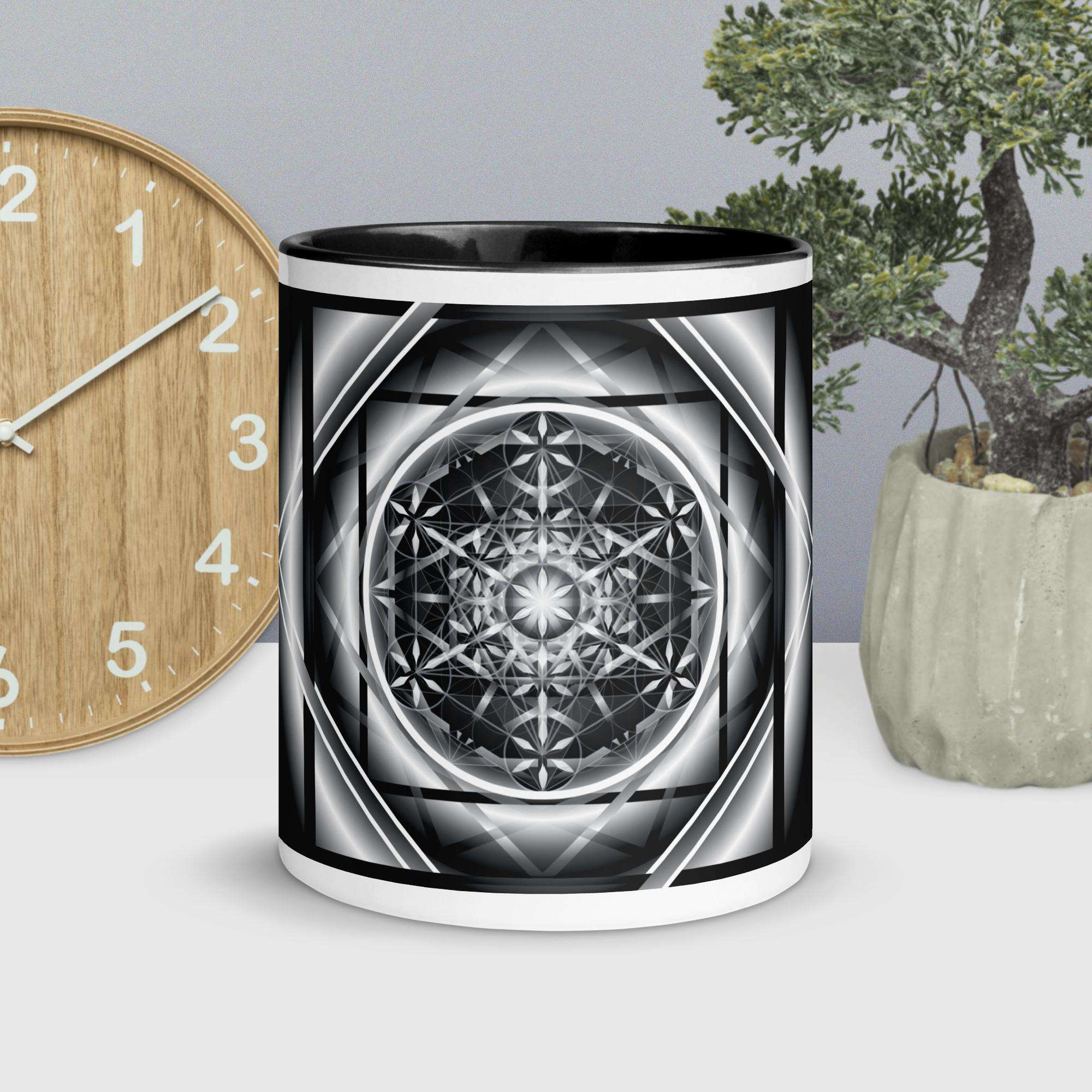 Melchizedek B&W - Mug with Color Inside