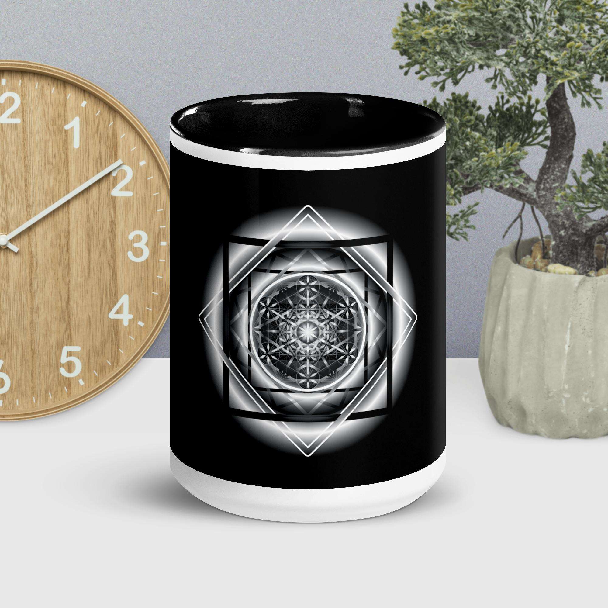 Melchizedek B&W - Mug with Color Inside