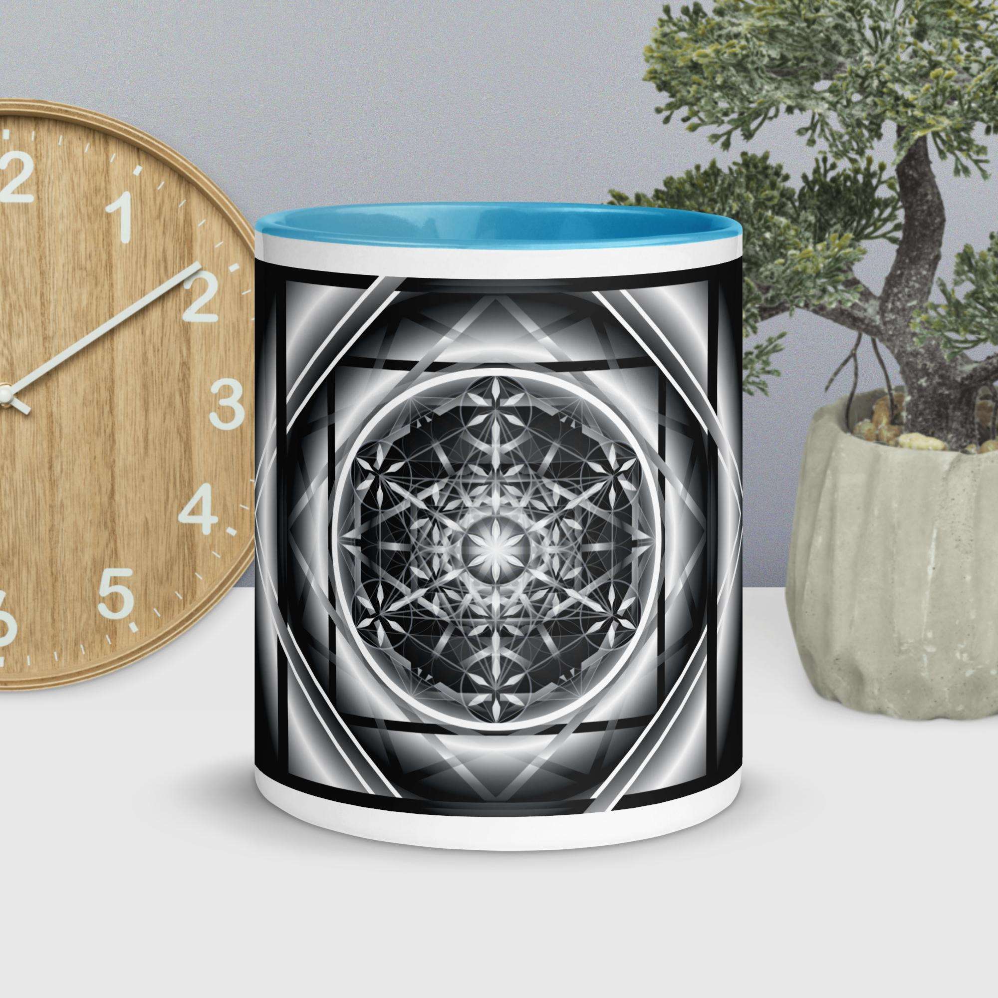 Melchizedek B&W - Mug with Color Inside