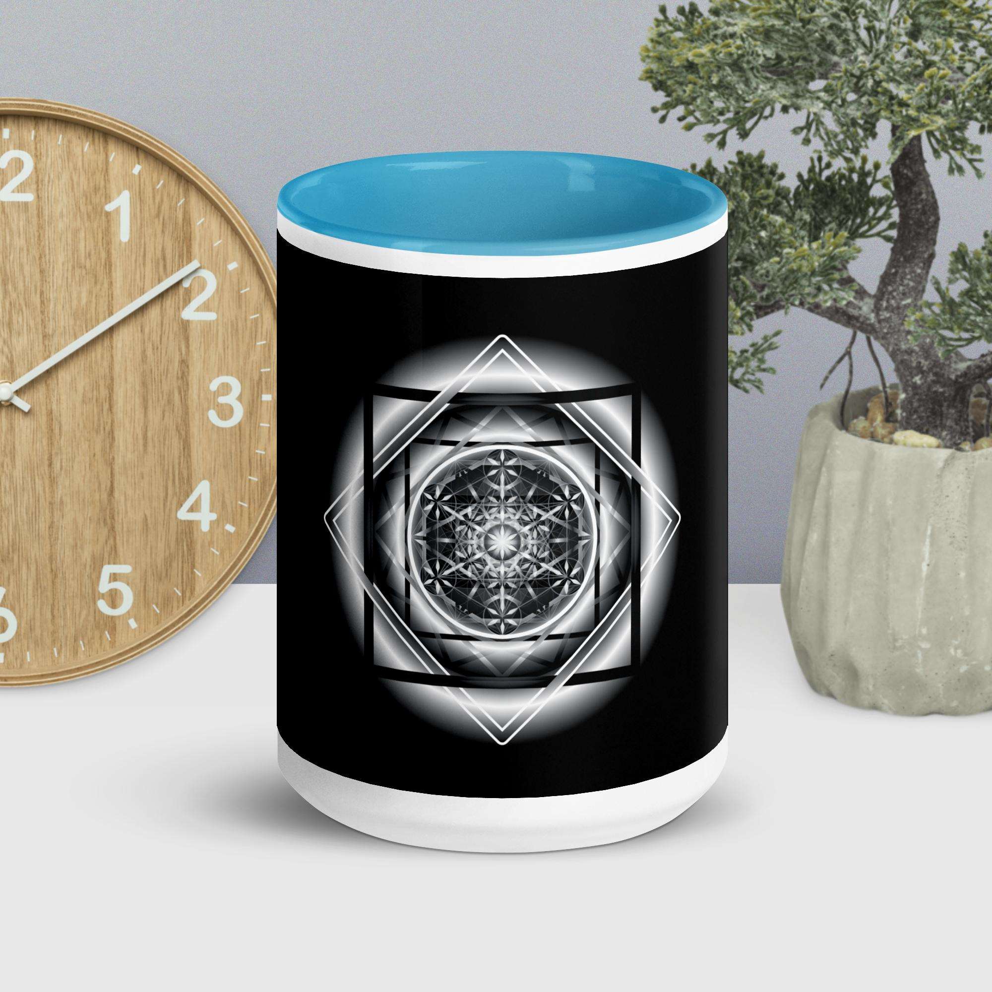 Melchizedek B&W - Mug with Color Inside