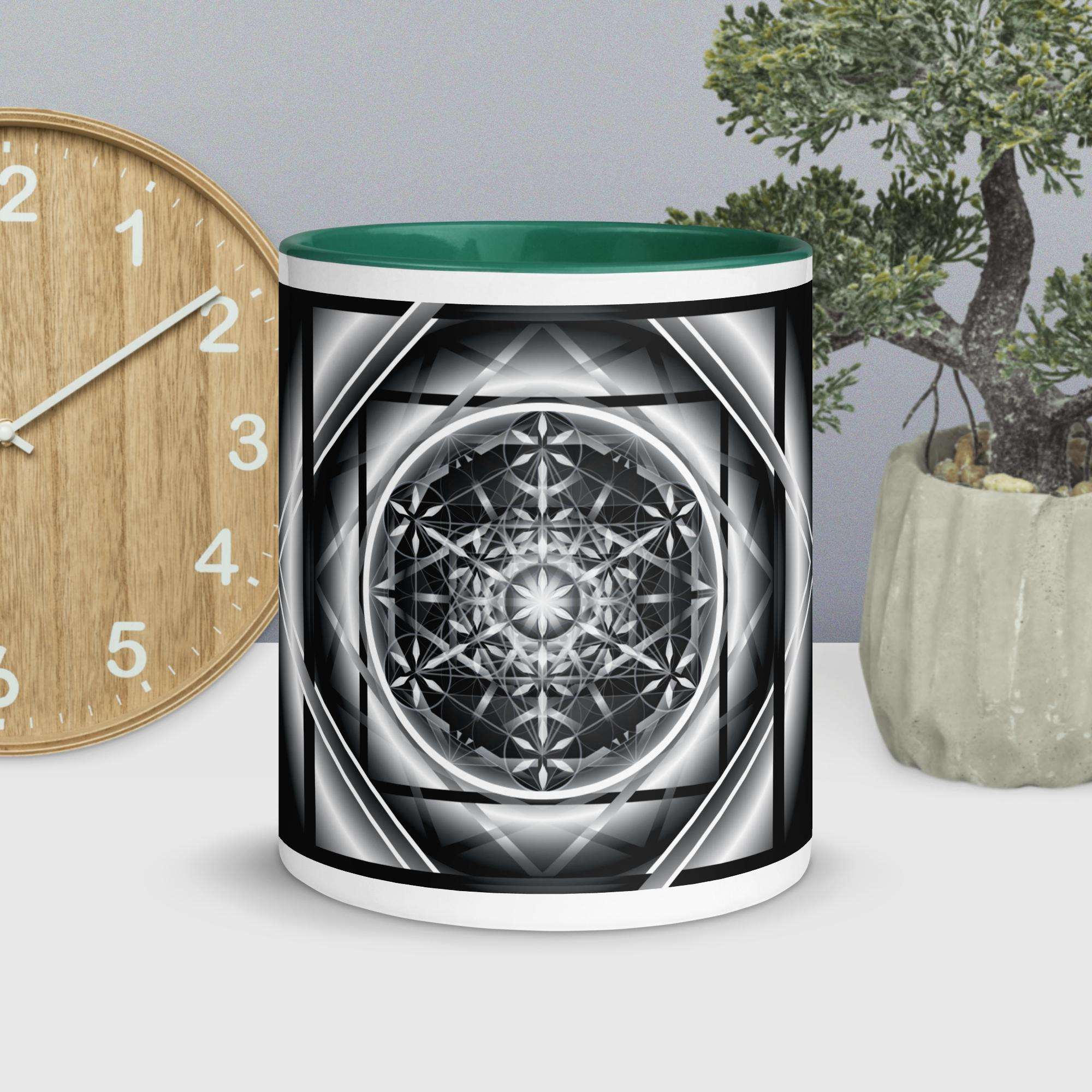 Melchizedek B&W - Mug with Color Inside
