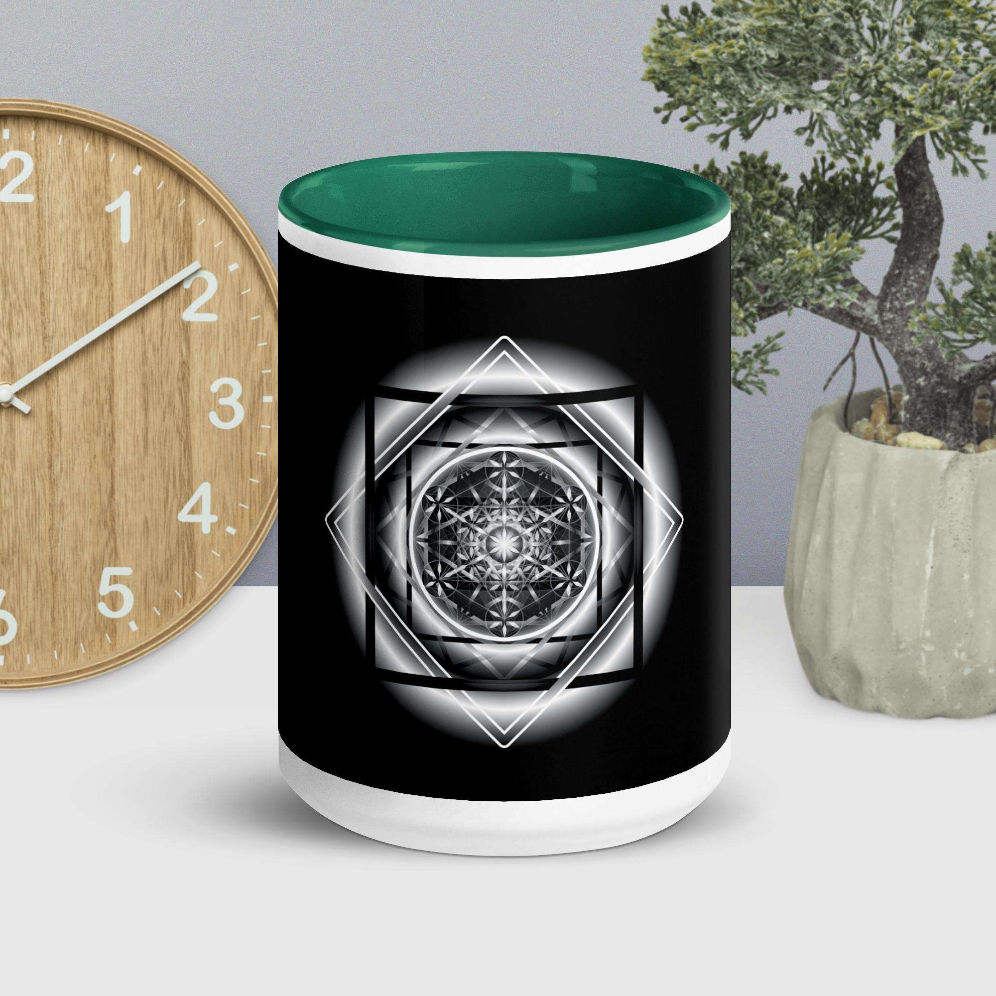 Melchizedek B&W - Mug with Color Inside