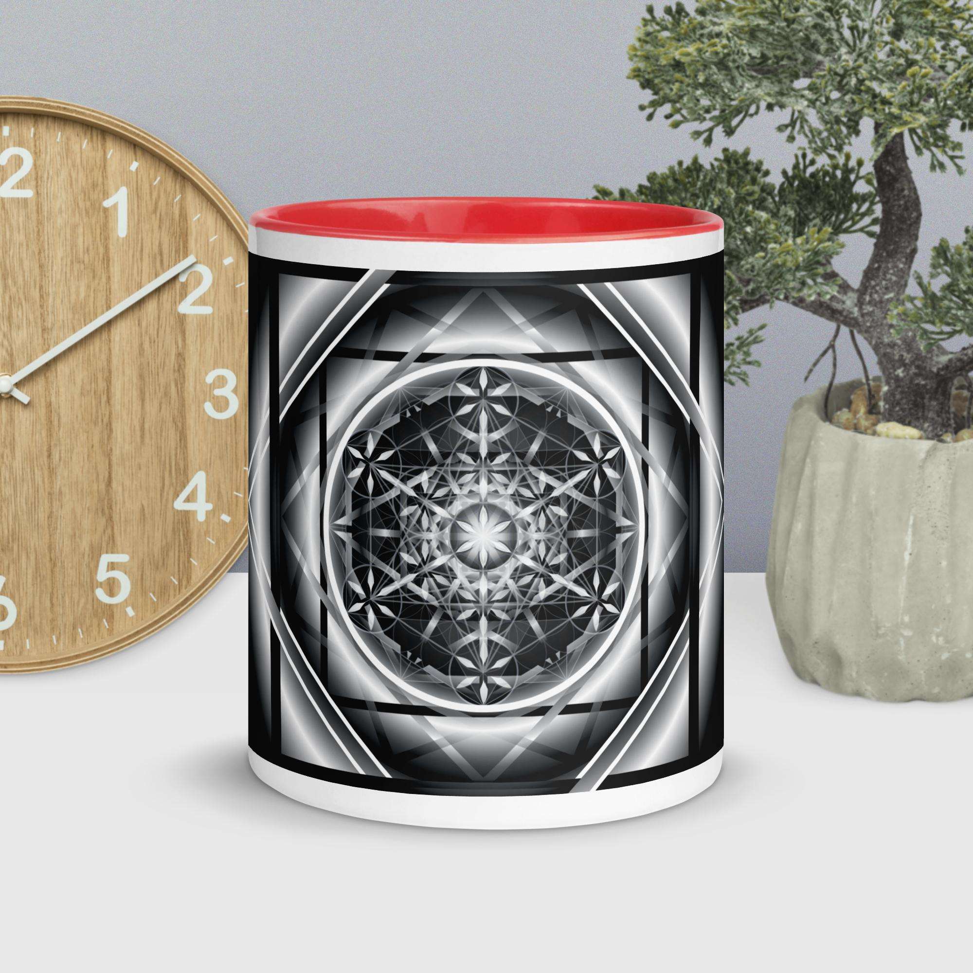 Melchizedek B&W - Mug with Color Inside