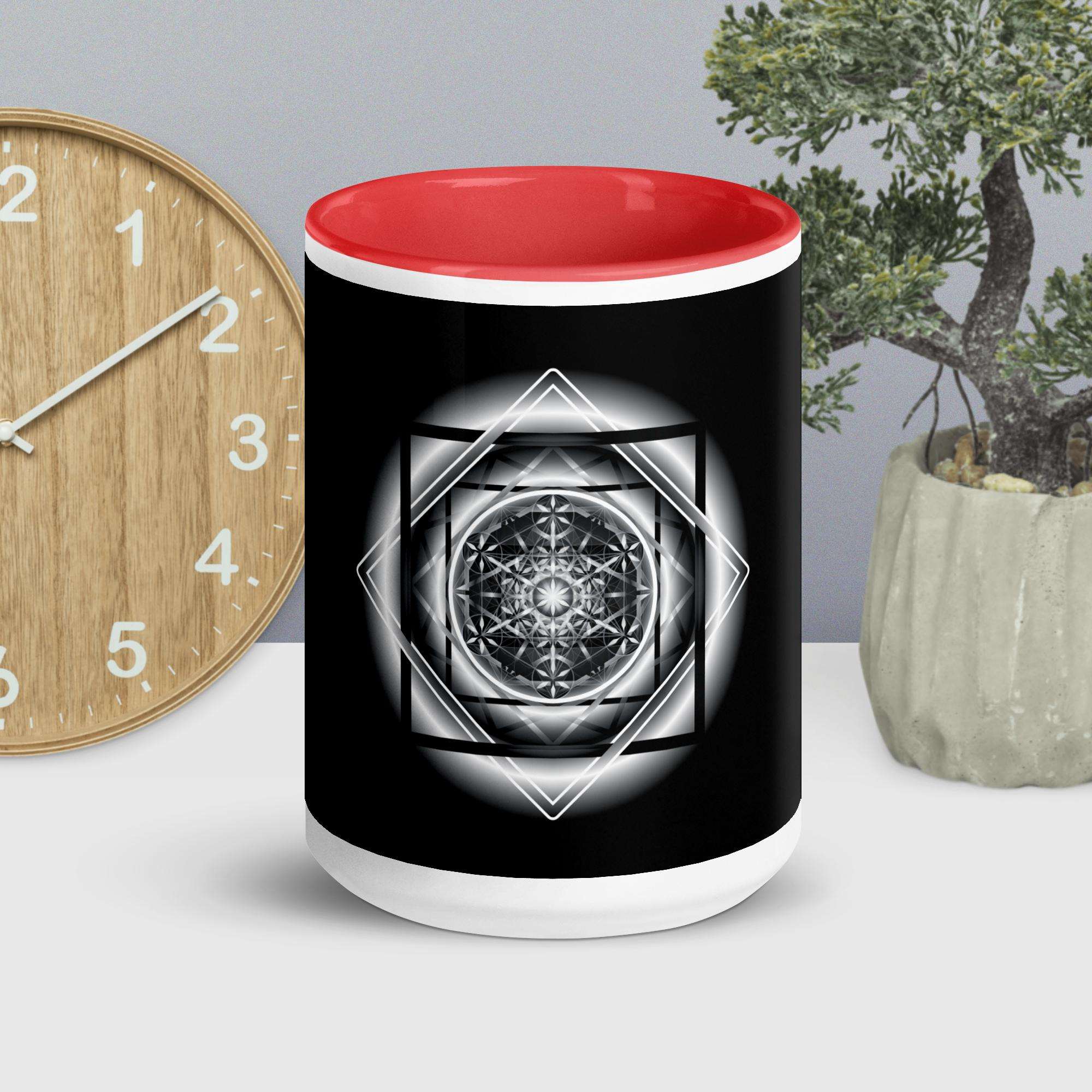 Melchizedek B&W - Mug with Color Inside